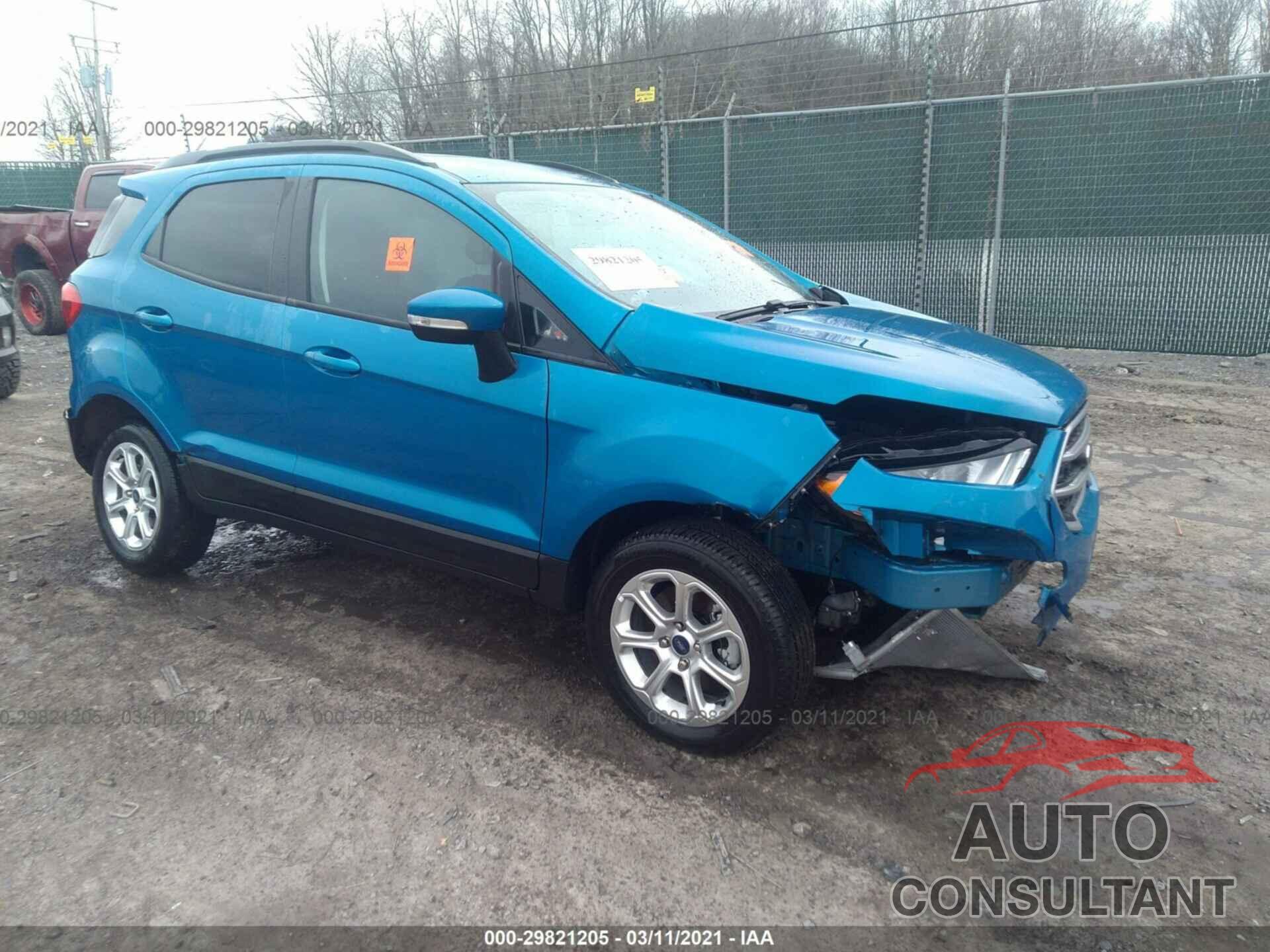 FORD ECOSPORT 2020 - MAJ6S3GLXLC330419