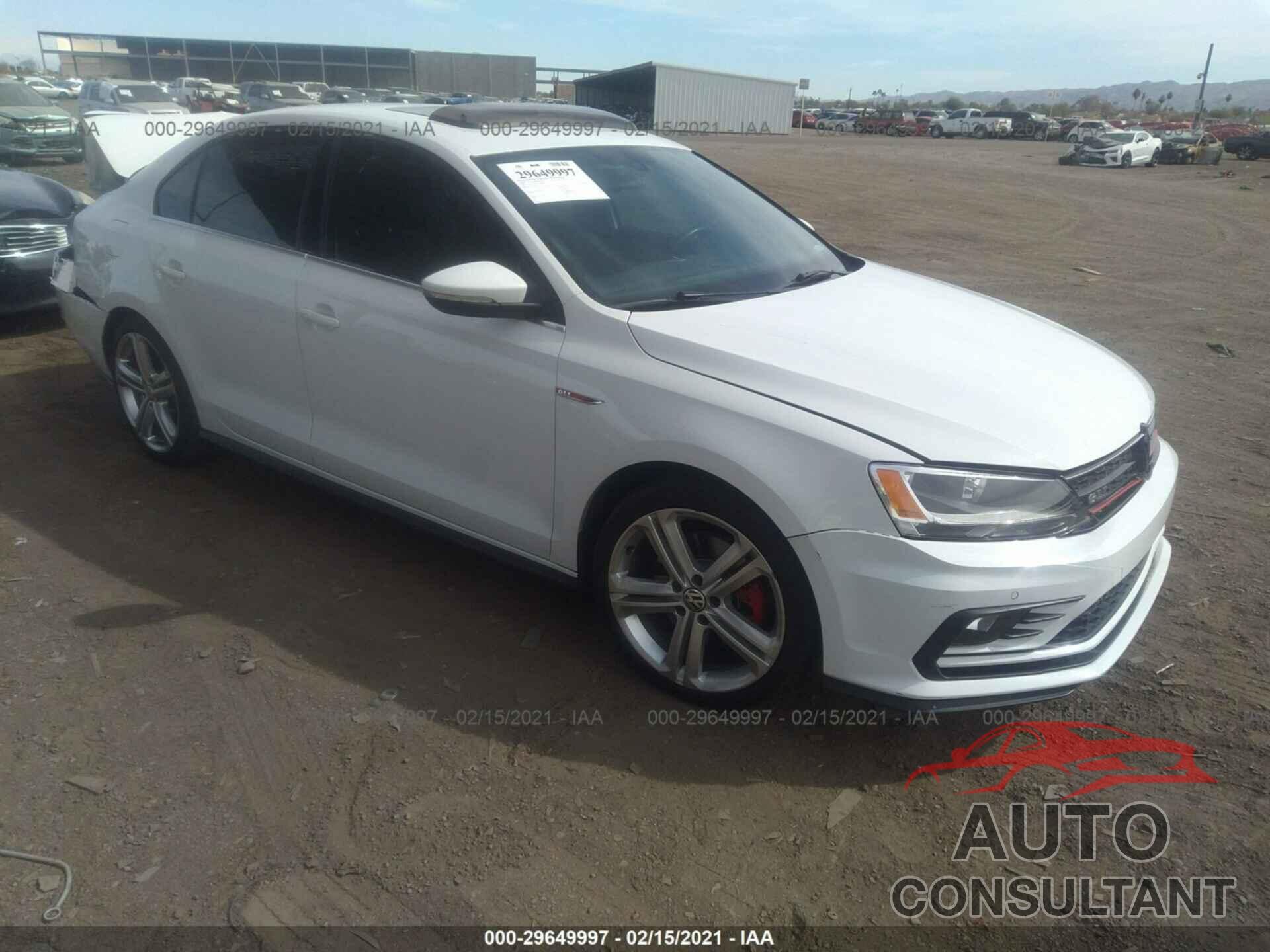 VOLKSWAGEN JETTA SEDAN 2016 - 3VW4T7AJ6GM365098