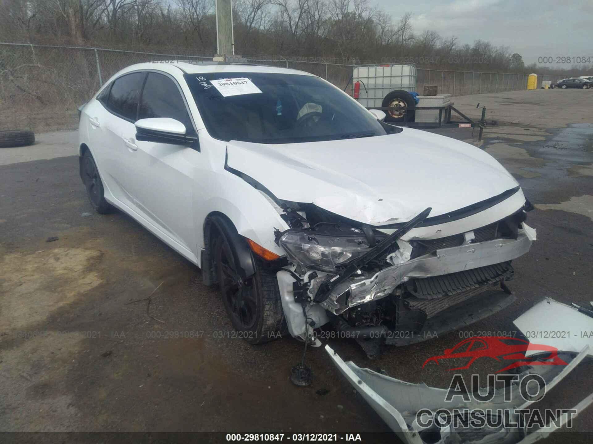 HONDA CIVIC HATCHBACK 2017 - SHHFK7H56HU221434