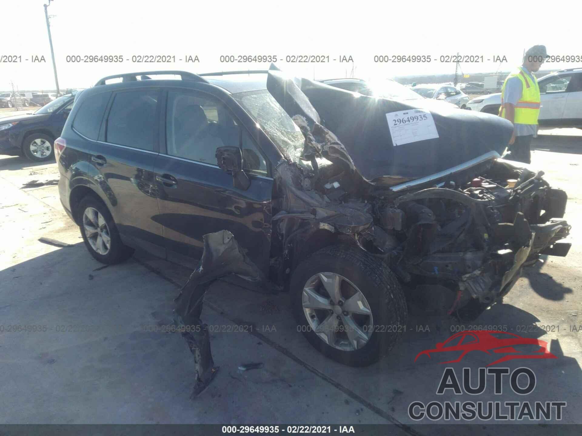SUBARU FORESTER 2016 - JF2SJARCXGH490257