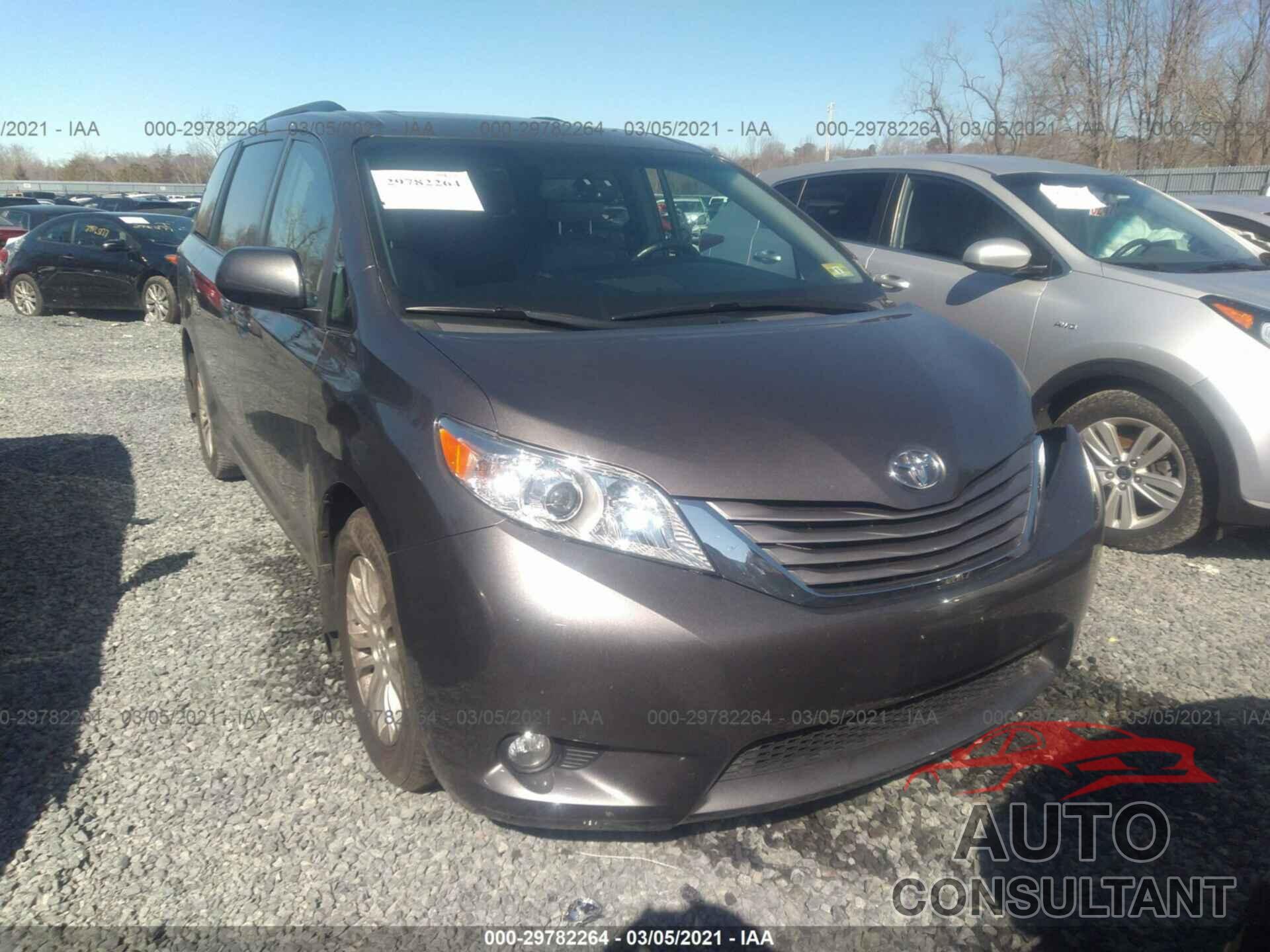 TOYOTA SIENNA 2016 - 5TDYK3DC9GS743282