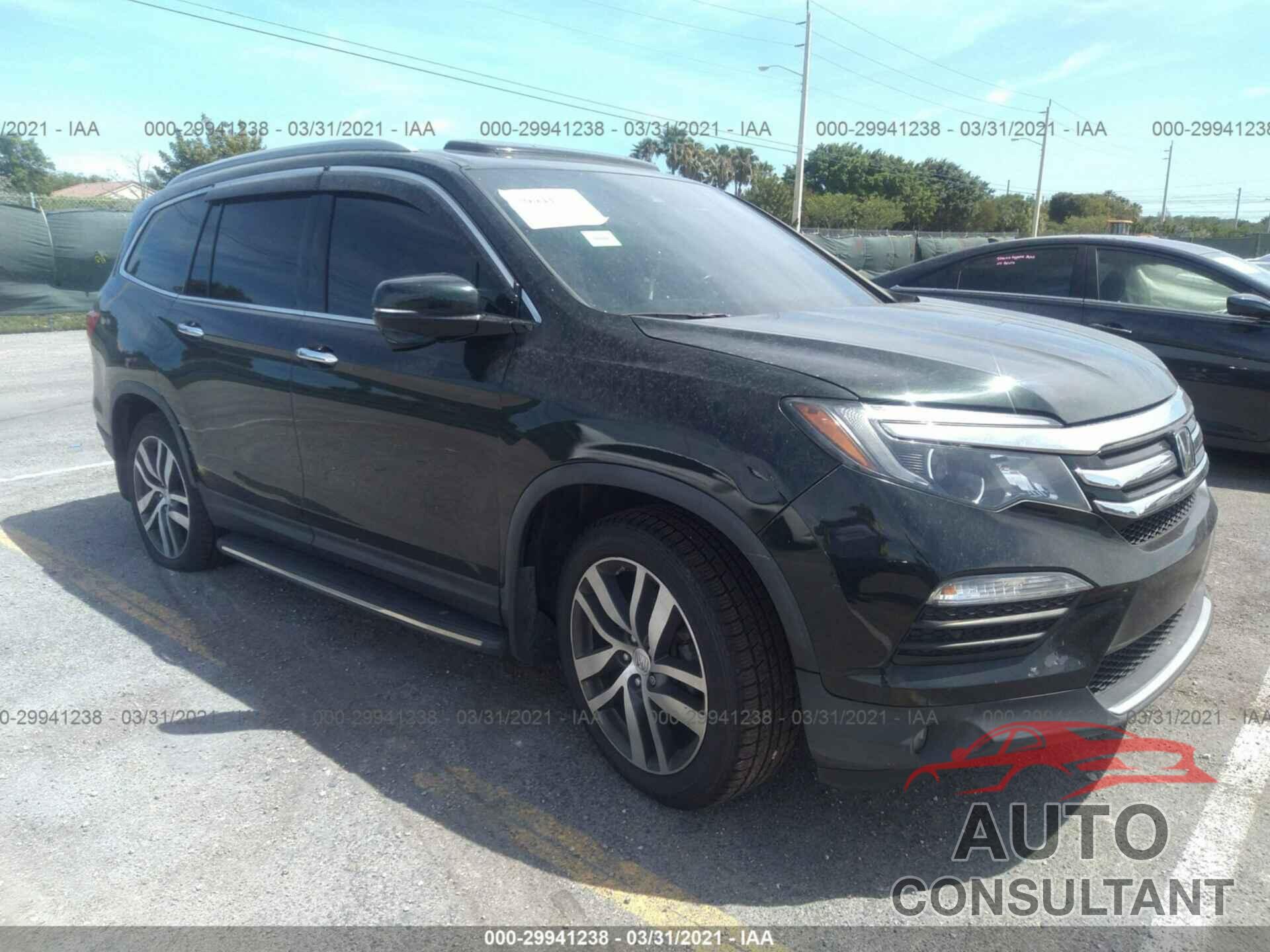 HONDA PILOT 2016 - 5FNYF6H93GB003610
