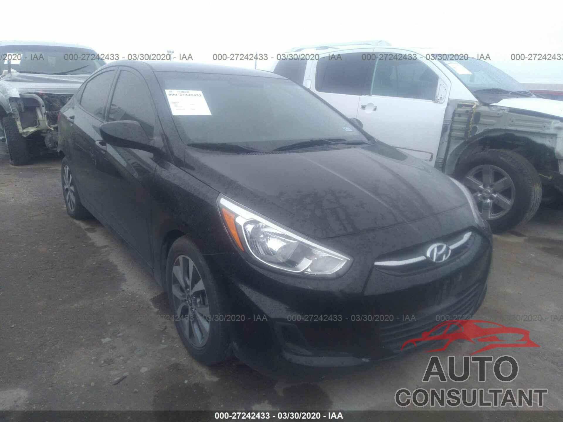 HYUNDAI ACCENT 2017 - KMHCT4AE6HU256228