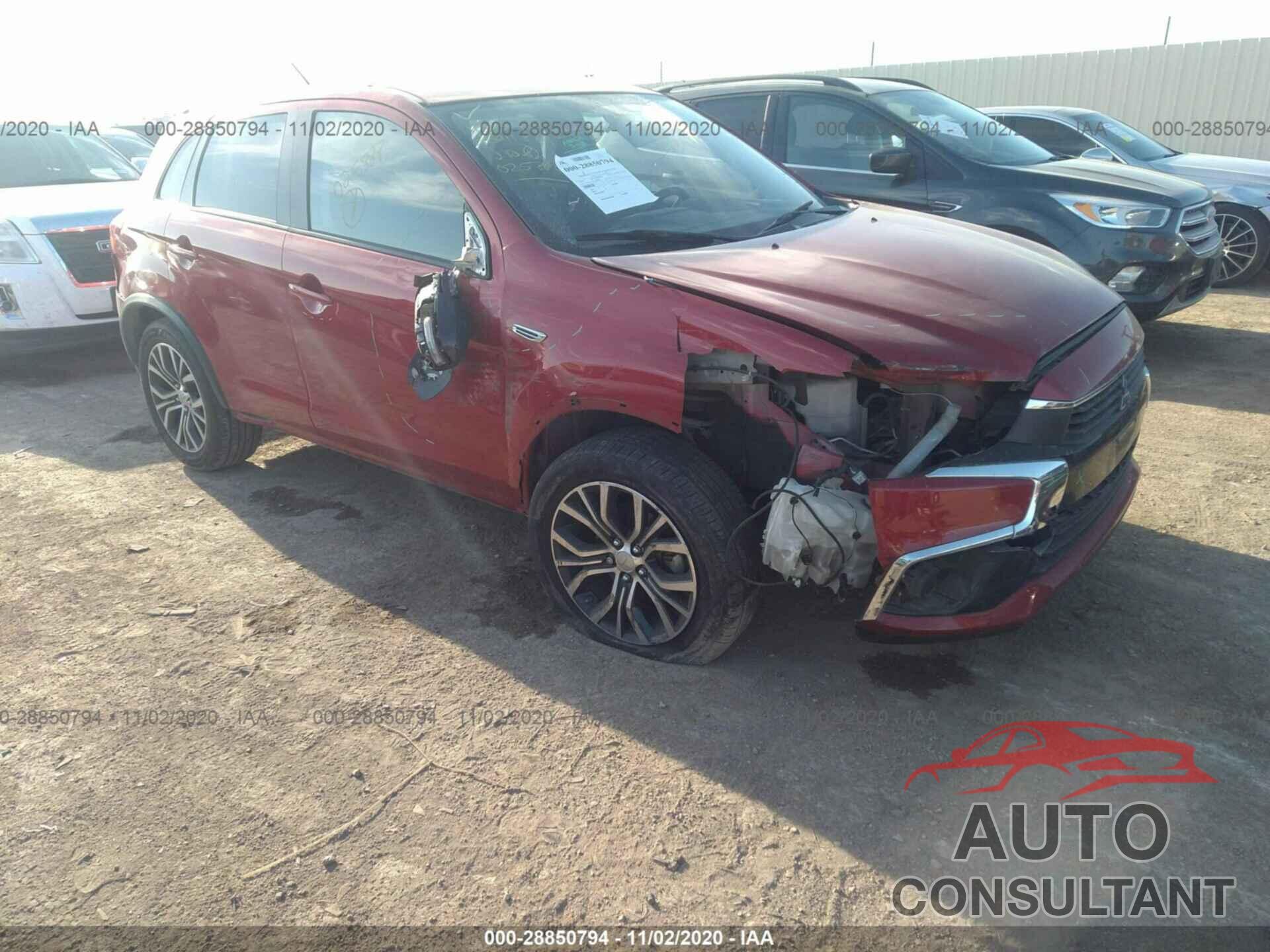 MITSUBISHI OUTLANDER SPORT 2016 - JA4AP3AU4GZ025888