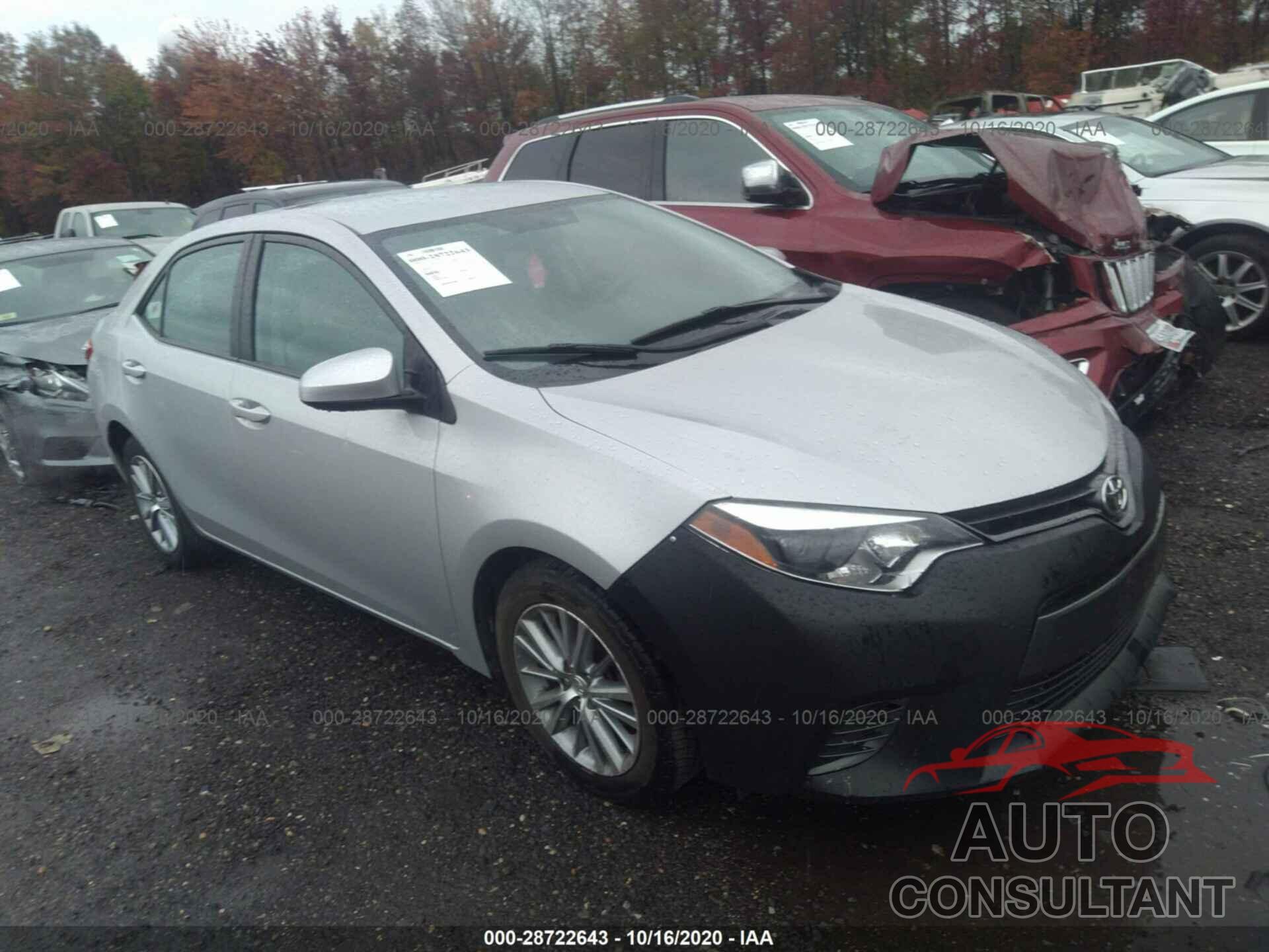 TOYOTA COROLLA 2016 - 2T1BURHE6GC667673
