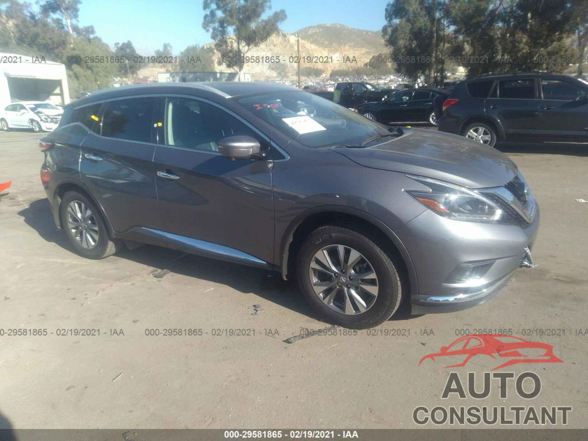 NISSAN MURANO 2018 - 5N1AZ2MG8JN143386