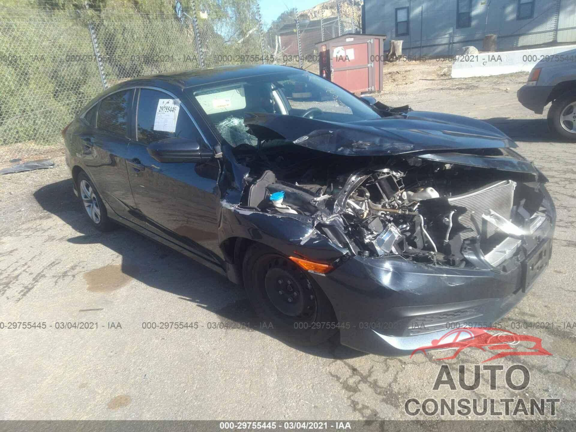 HONDA CIVIC SEDAN 2018 - 2HGFC2F51JH590403