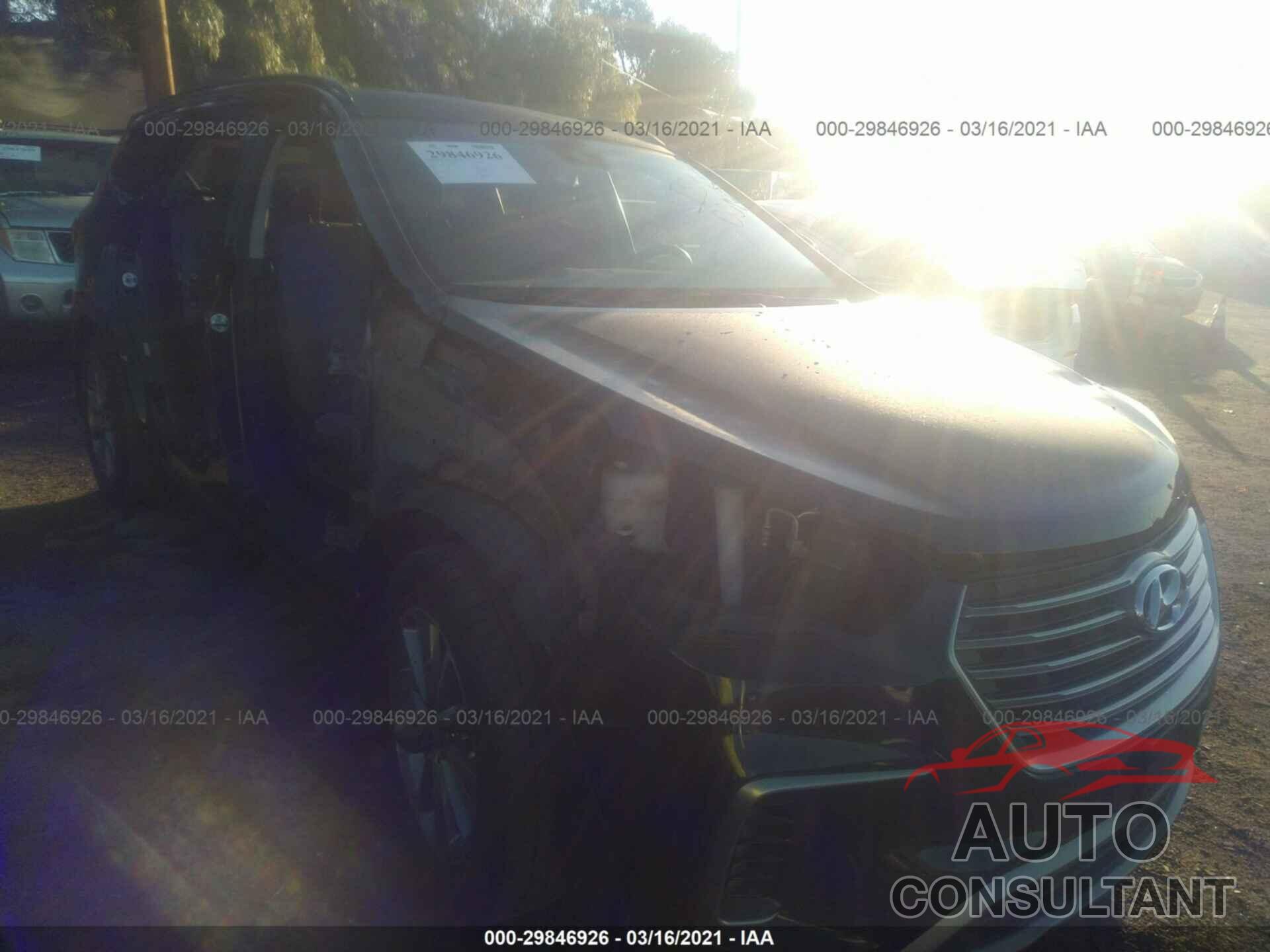 HYUNDAI SANTA FE 2017 - KM8SM4HF4HU240374