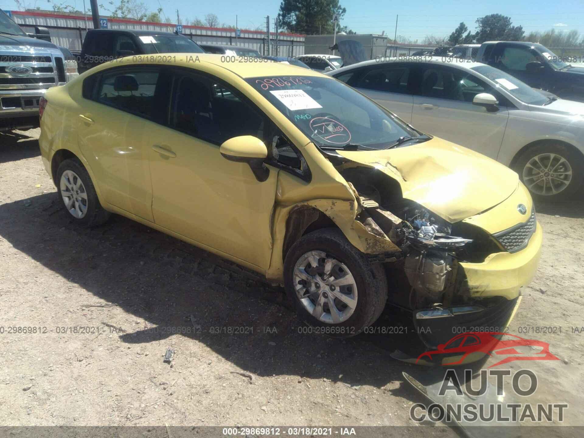 KIA RIO 2016 - KNADM4A38G6680286
