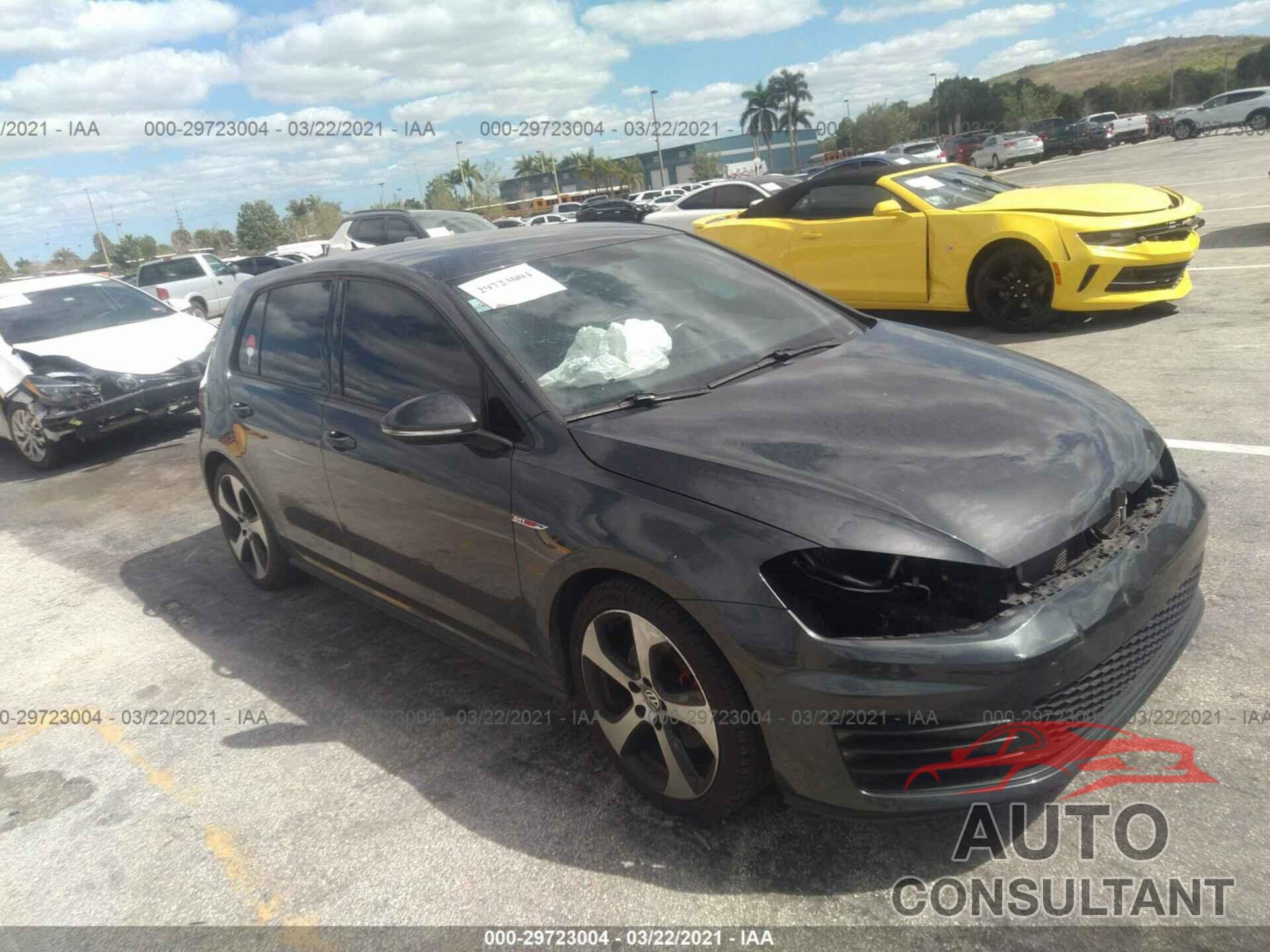 VOLKSWAGEN GOLF GTI 2017 - 3VW4T7AUXHM024654