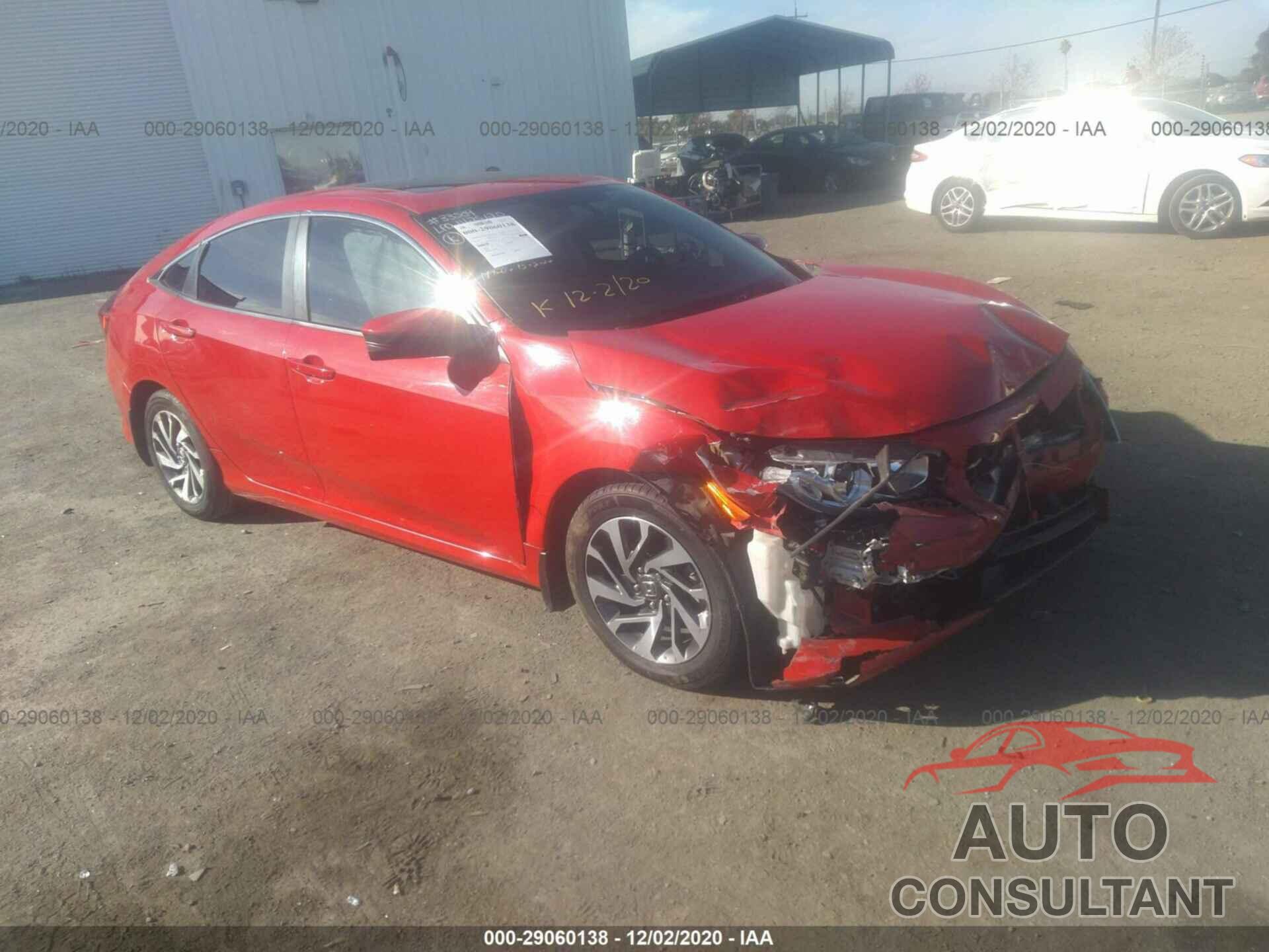 HONDA CIVIC SEDAN 2016 - 2HGFC2F7XGH518500