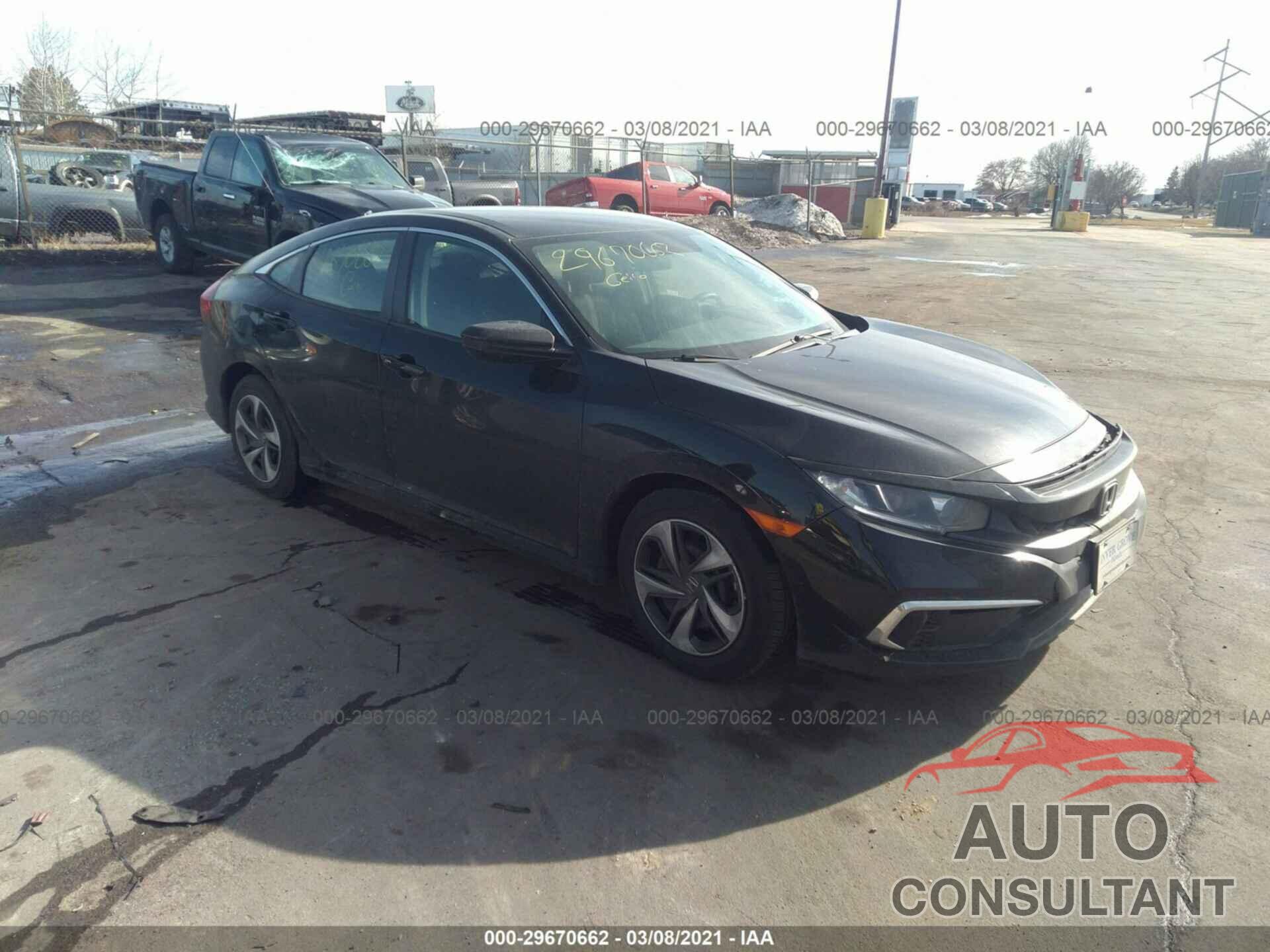 HONDA CIVIC SEDAN 2020 - 19XFC2F68LE019562