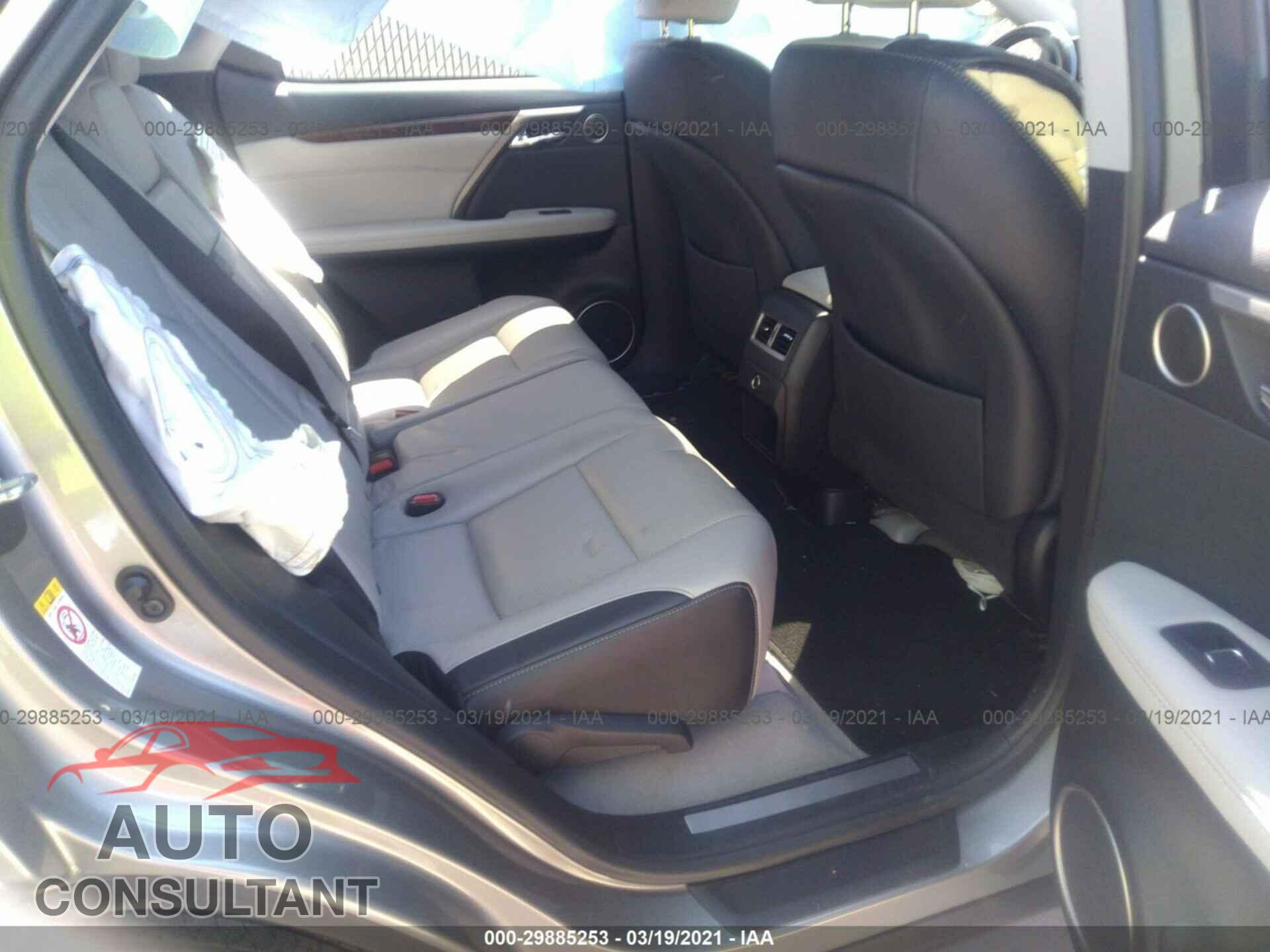 LEXUS RX 2017 - 2T2ZZMCA7HC086736