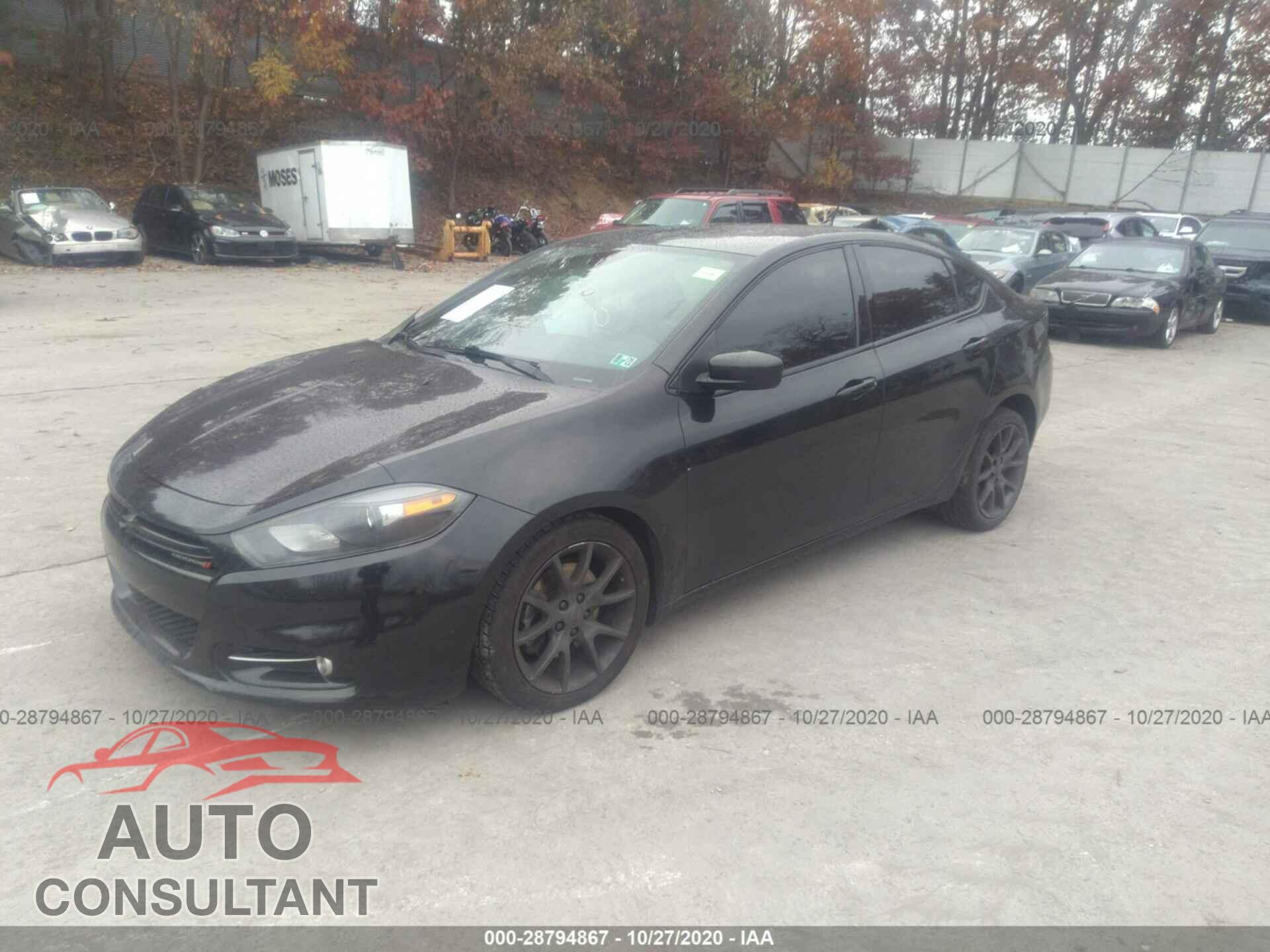 DODGE DART 2016 - 1C3CDFBB2GD531646