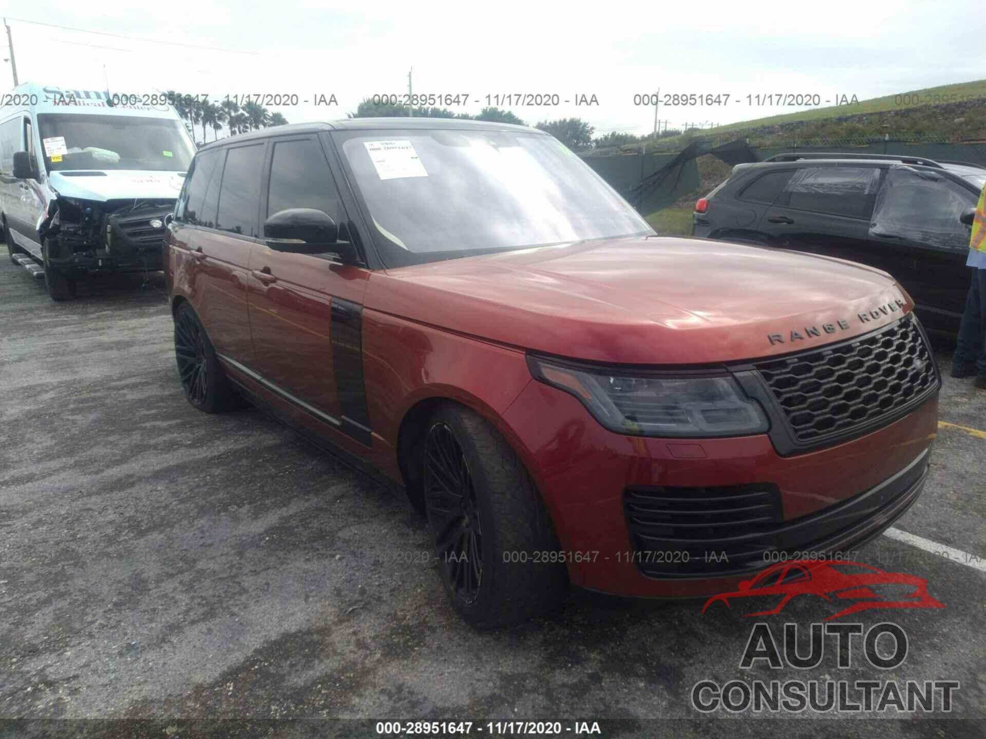 LAND ROVER RANGE ROVER 2018 - SALGS2SV6JA504358