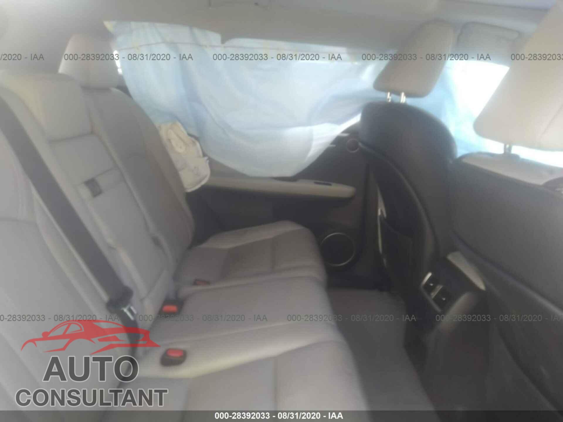 LEXUS RX 2017 - 2T2ZZMCA9HC062485