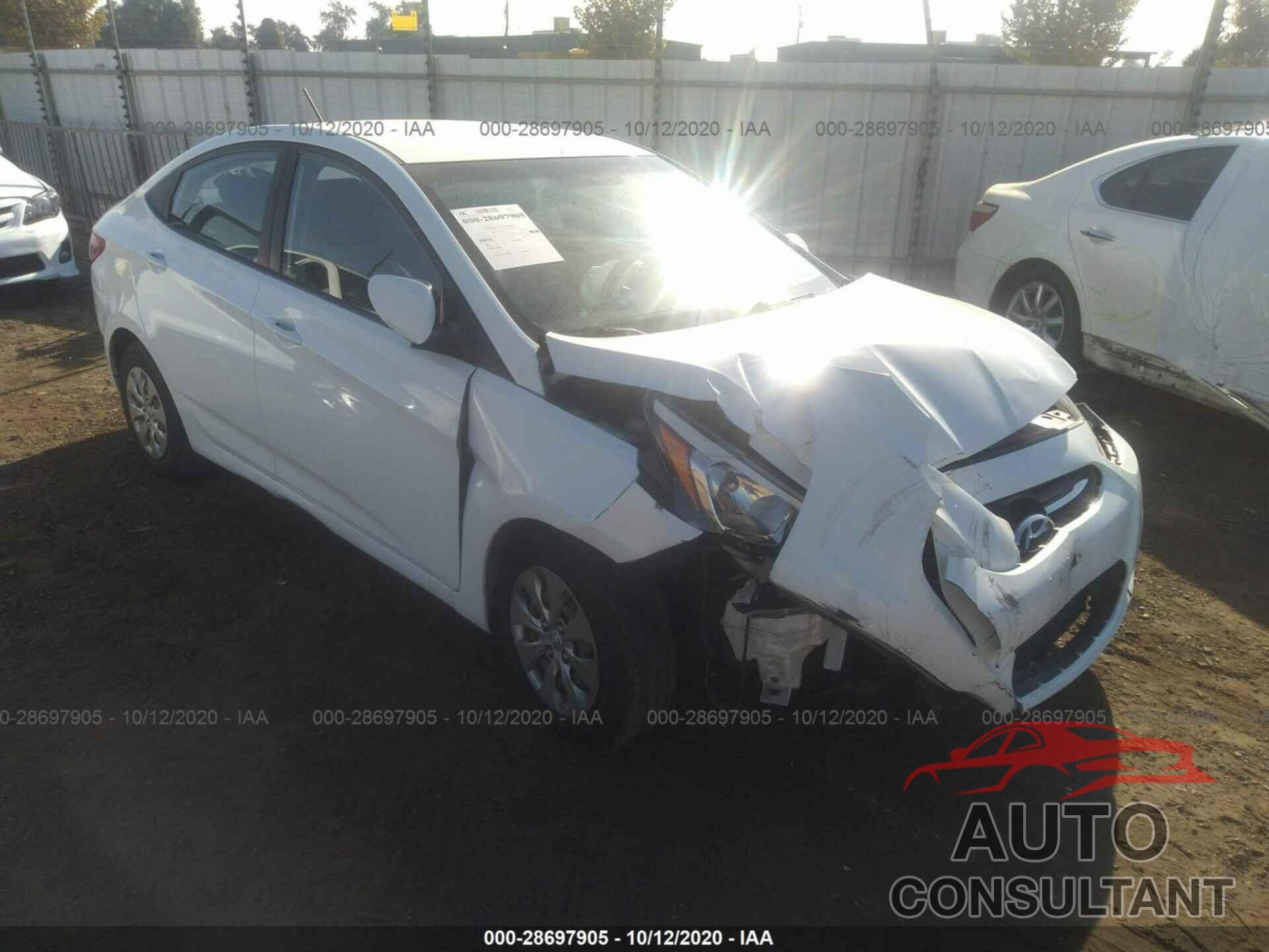 HYUNDAI ACCENT 2016 - KMHCT4AE5GU076804