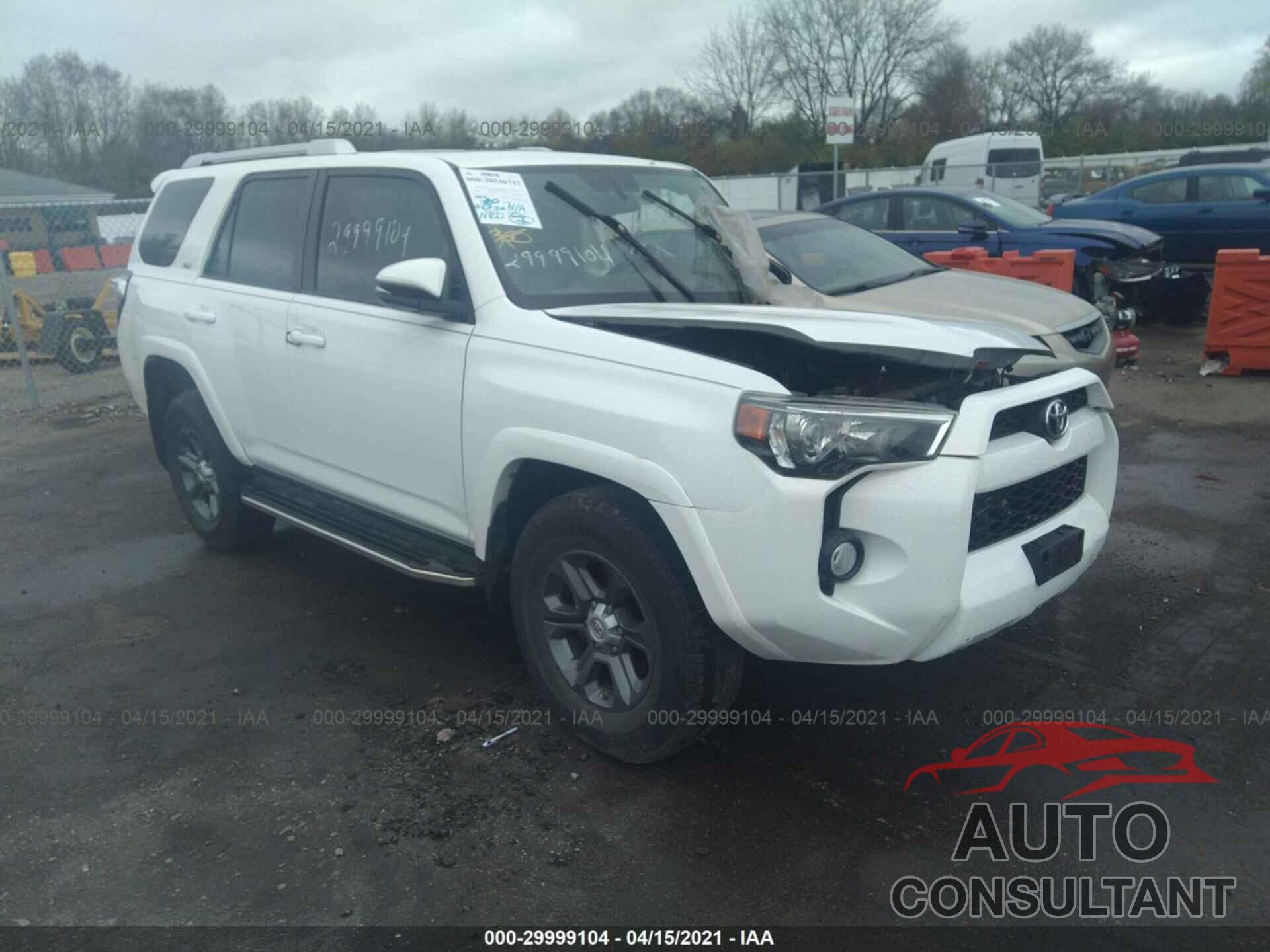 TOYOTA 4RUNNER 2016 - JTEZU5JR5G5114669