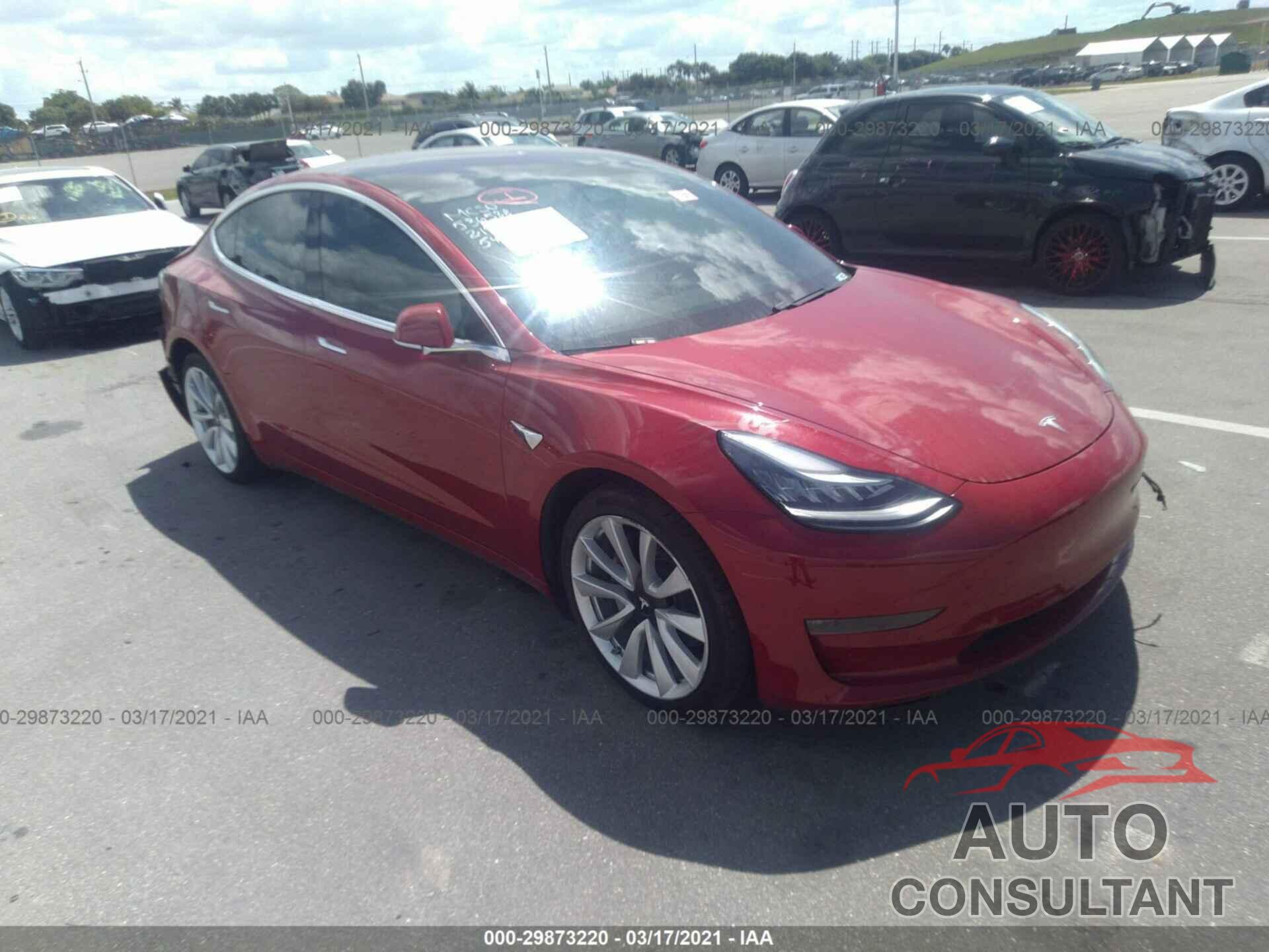 TESLA MODEL 3 2018 - 5YJ3E1EB5JF135315