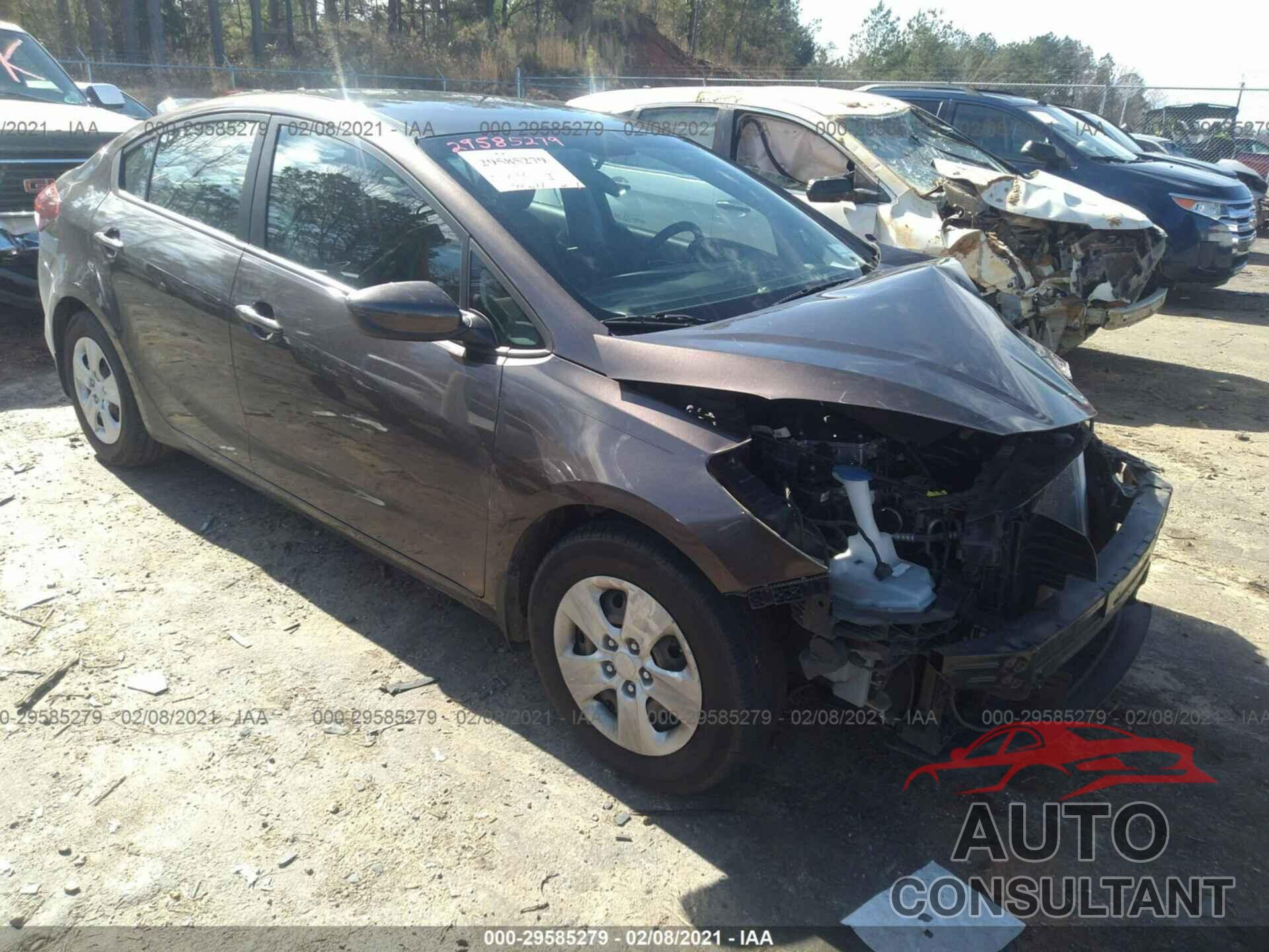 KIA FORTE 2017 - 3KPFK4A70HE151253