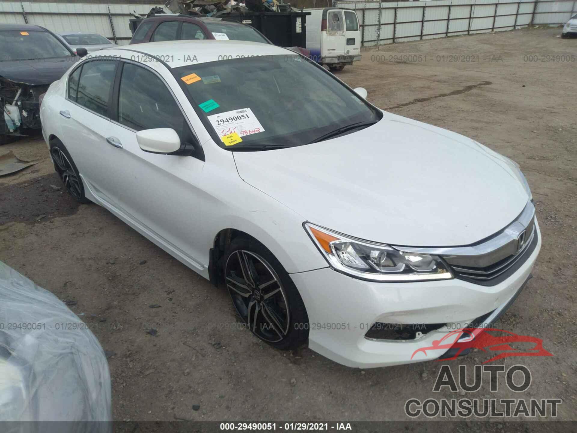 HONDA ACCORD SEDAN 2017 - 1HGCR2F50HA029619