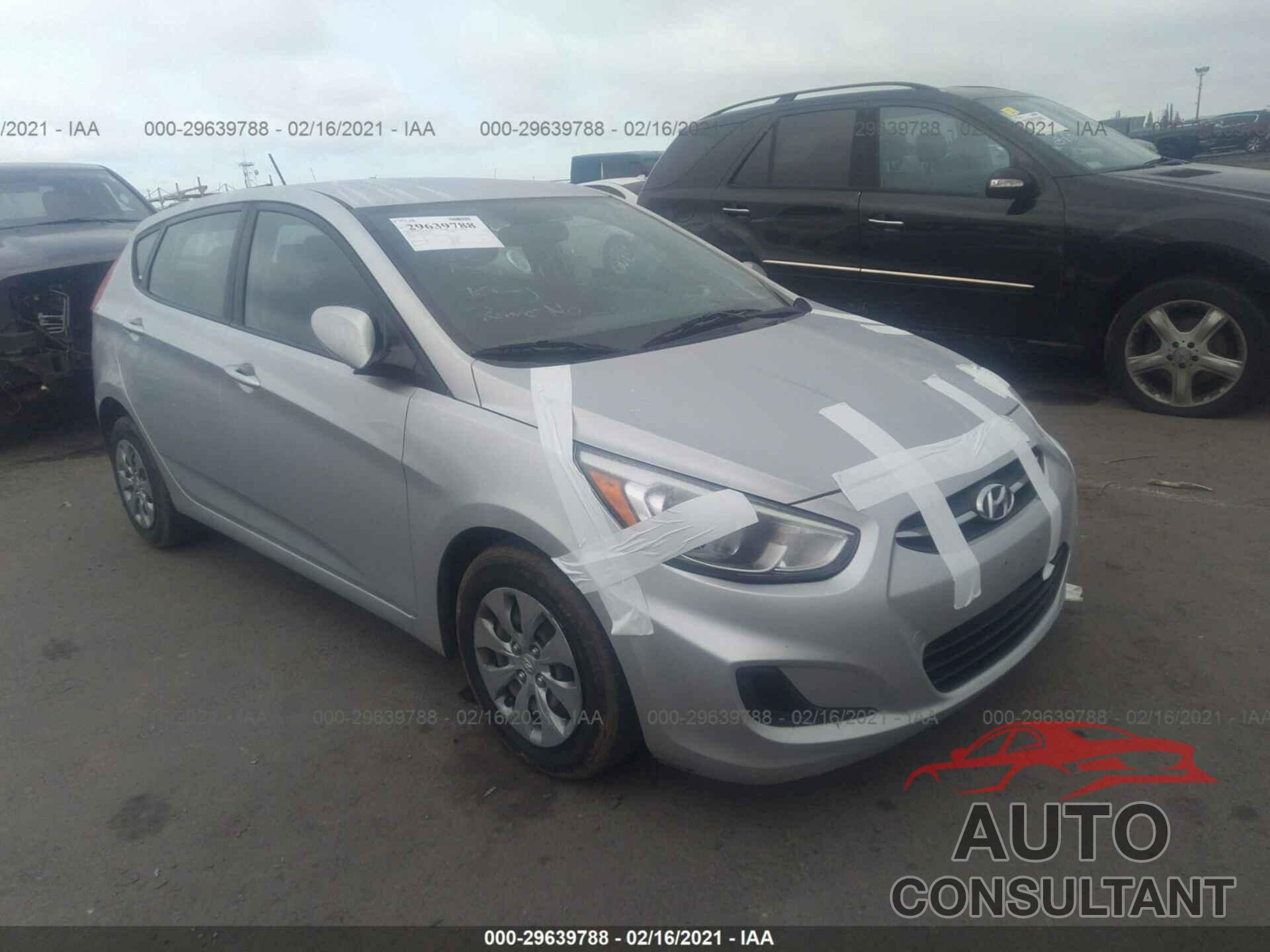 HYUNDAI ACCENT 2017 - KMHCT5AE3HU343381