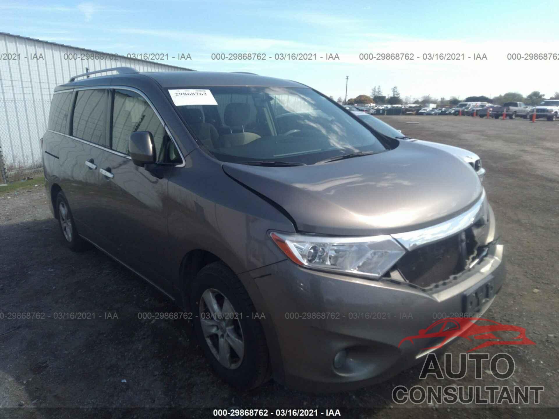 NISSAN QUEST 2016 - JN8AE2KP1G9155808