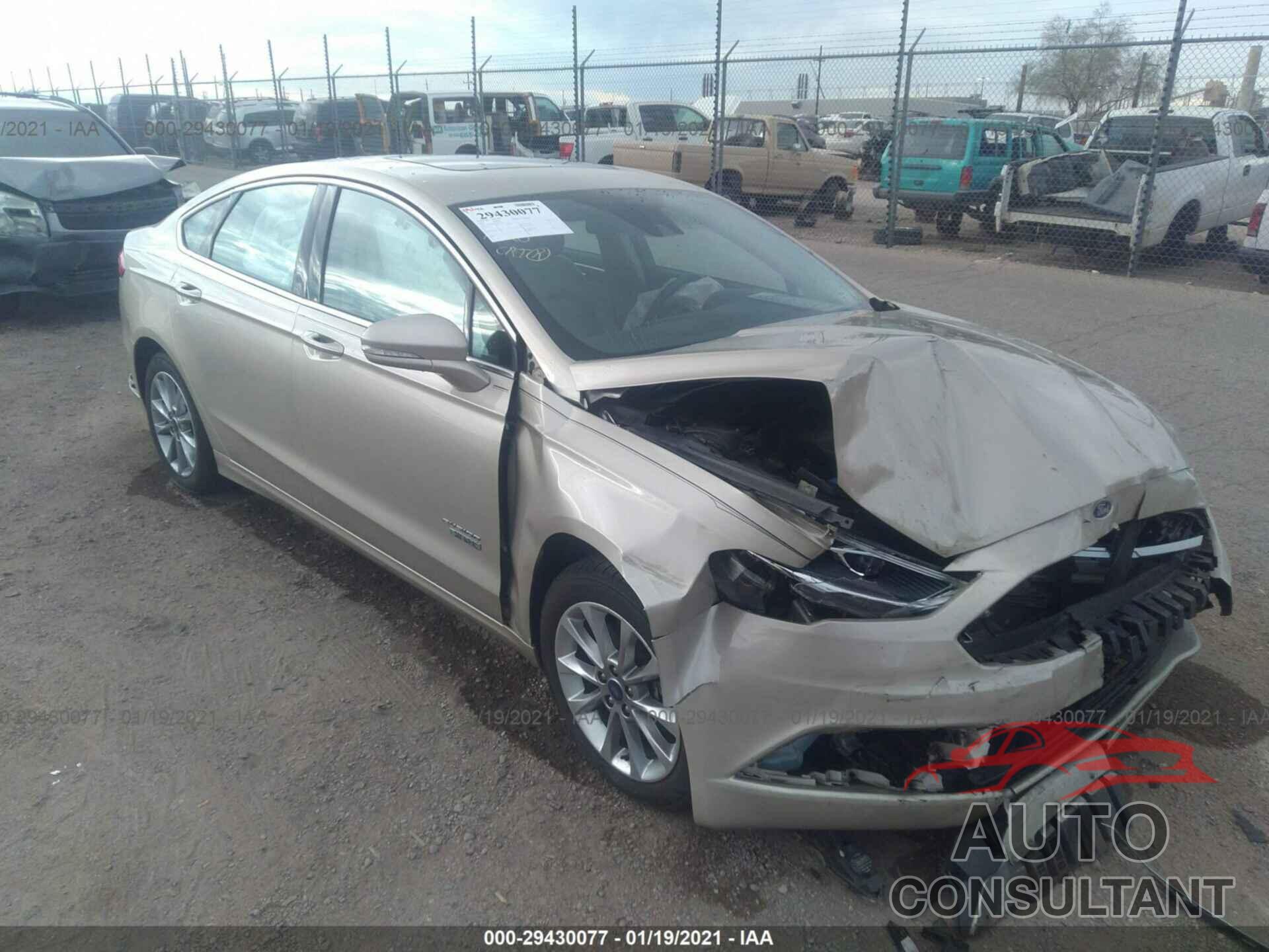 FORD FUSION ENERGI 2017 - 3FA6P0PU9HR377037