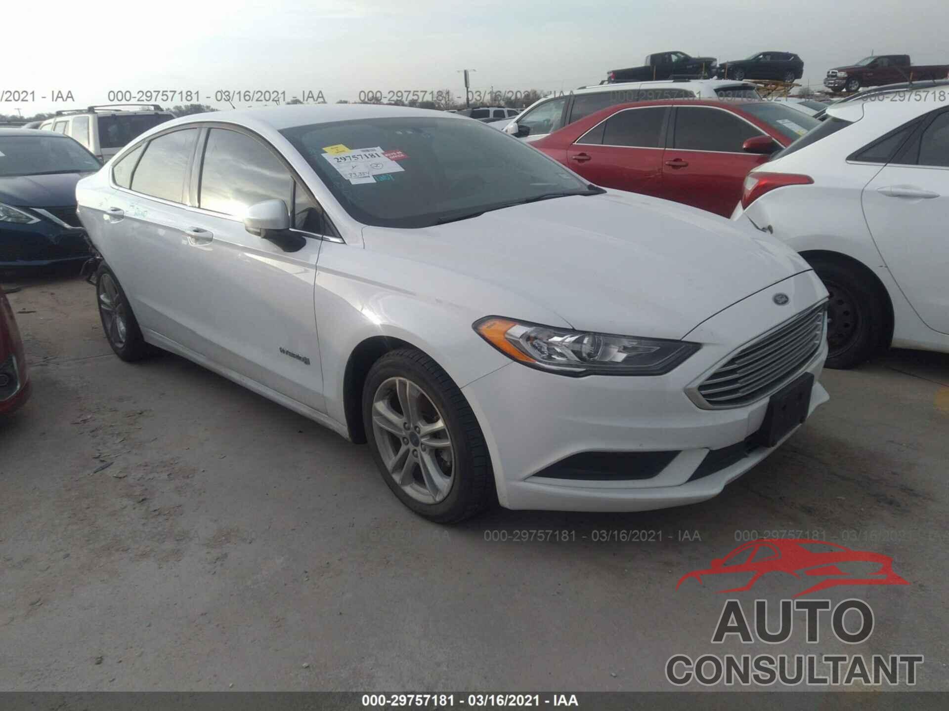 FORD FUSION HYBRID 2018 - 3FA6P0LU6JR181763