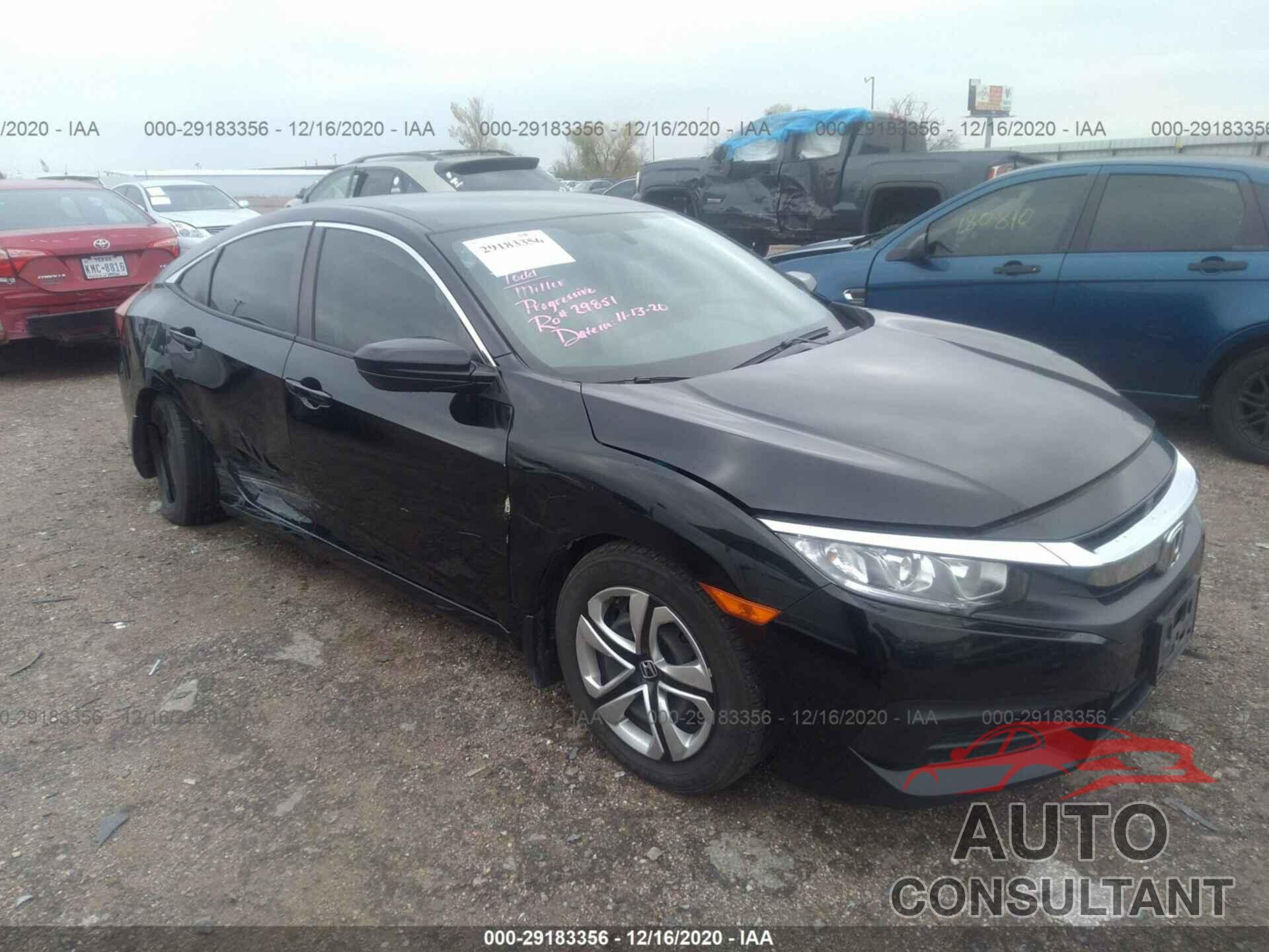 HONDA CIVIC SEDAN 2017 - 19XFC2F58HE029250