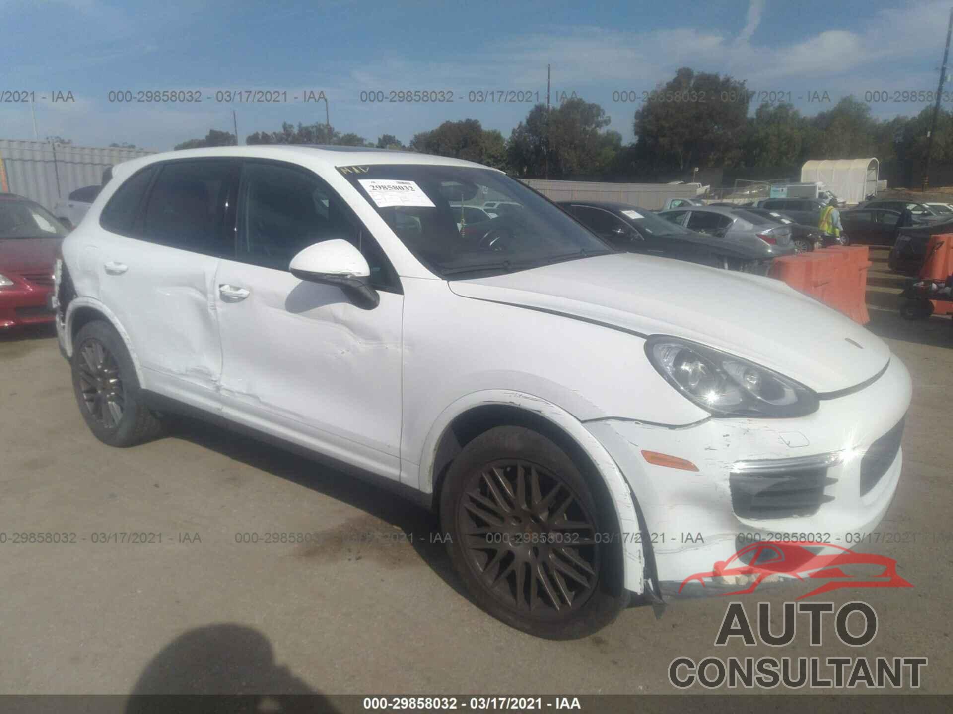 PORSCHE CAYENNE 2017 - WP1AA2A26HKA90203