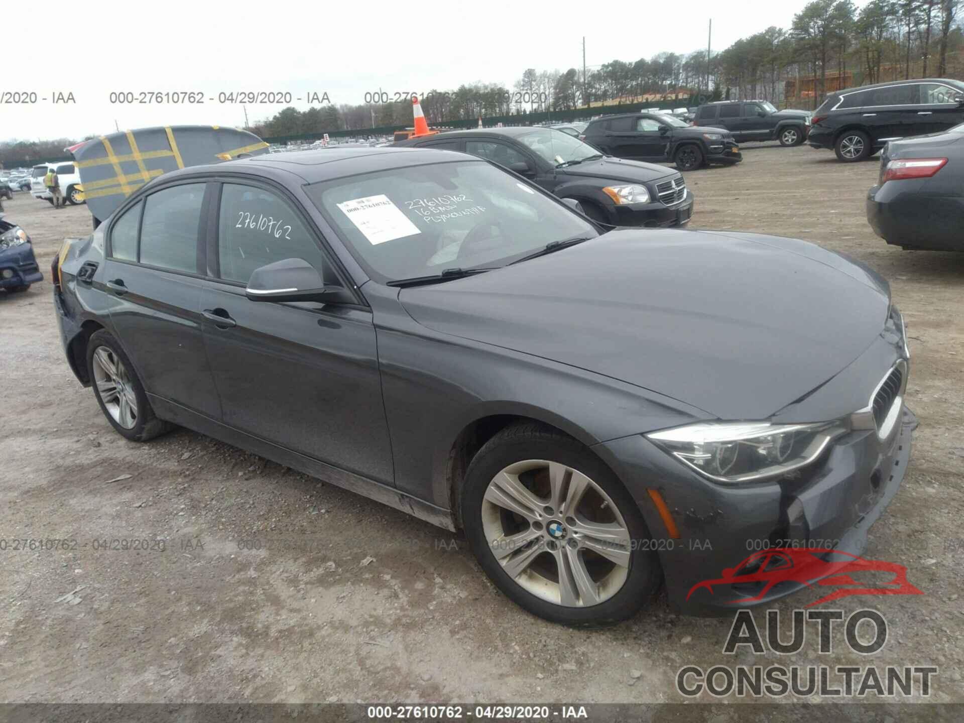 BMW 3 SERIES 2016 - WBA8E9C59GK644558