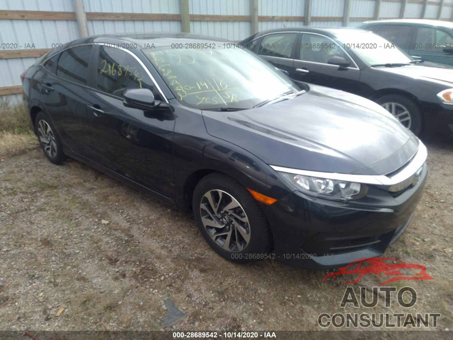 HONDA CIVIC SEDAN 2016 - 19XFC2F72GE071168