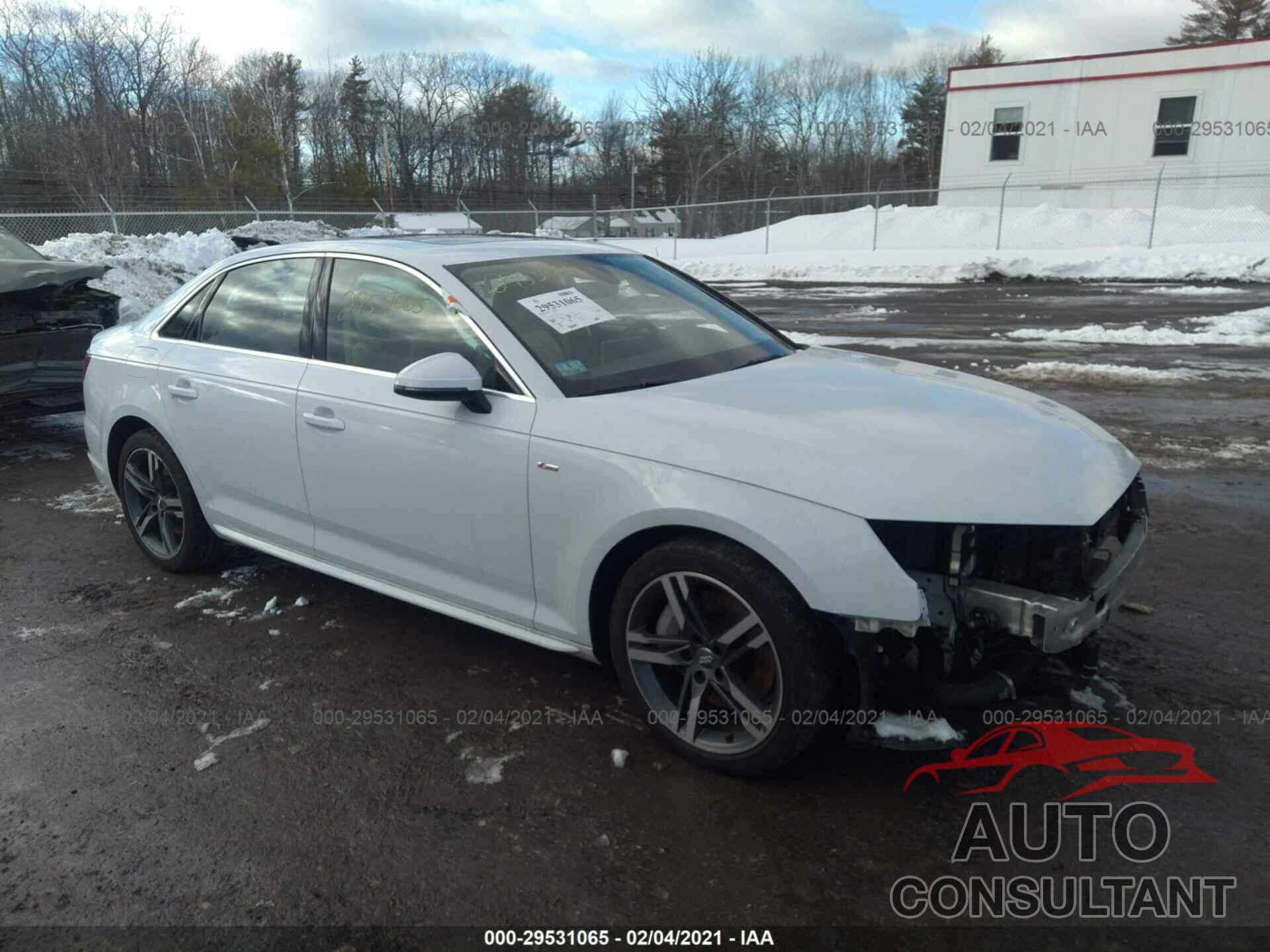 AUDI A4 2017 - WAUENAF4XHN048320