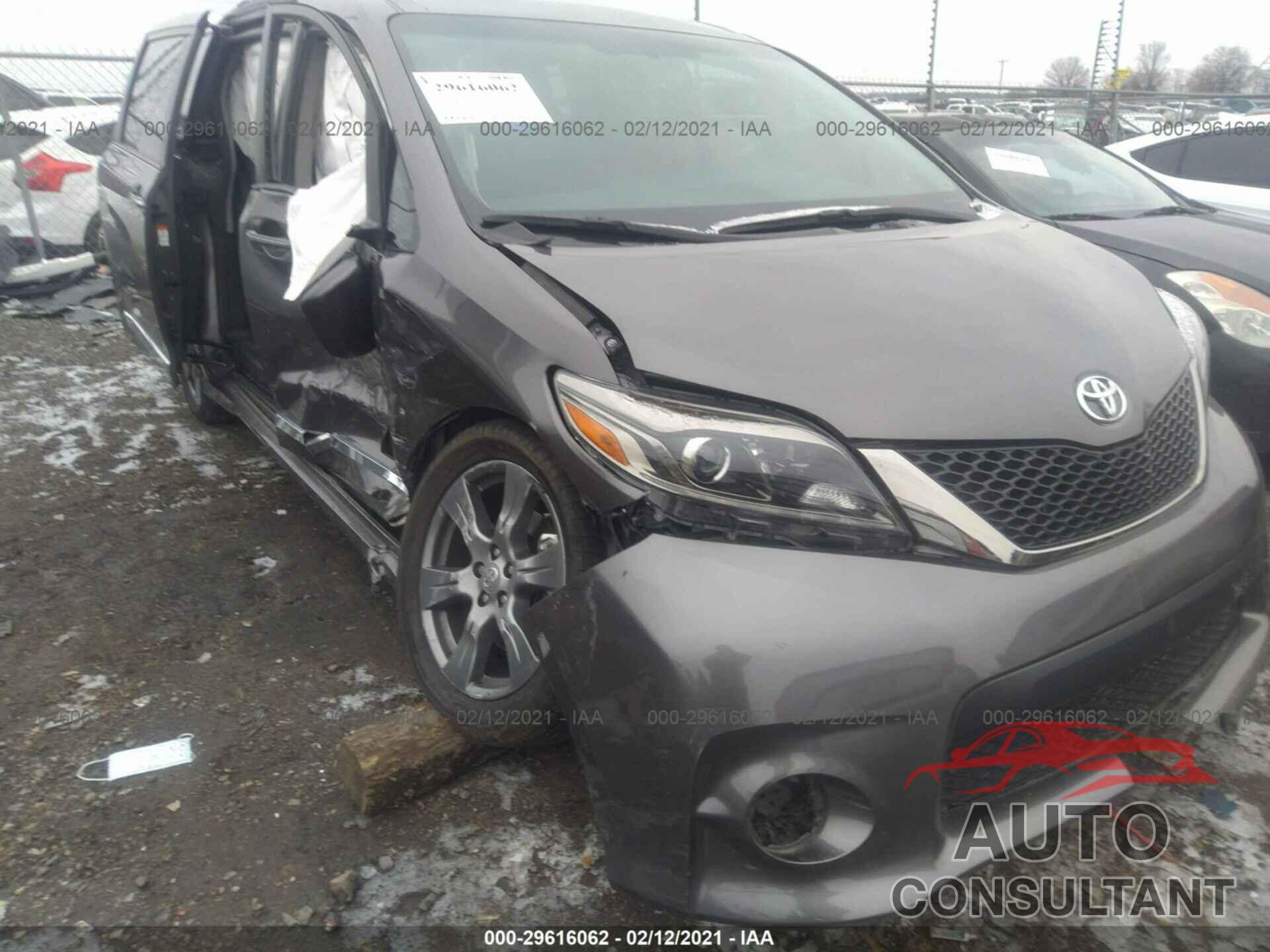 TOYOTA SIENNA 2017 - 5TDXZ3DC4HS821525