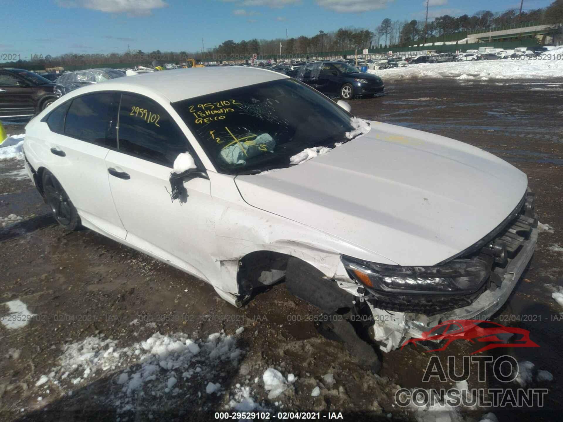 HONDA ACCORD SEDAN 2018 - 1HGCV1F39JA212799
