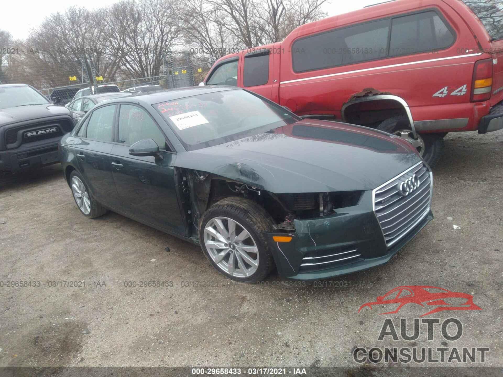 AUDI A4 2017 - WAUANAF4XHN012397