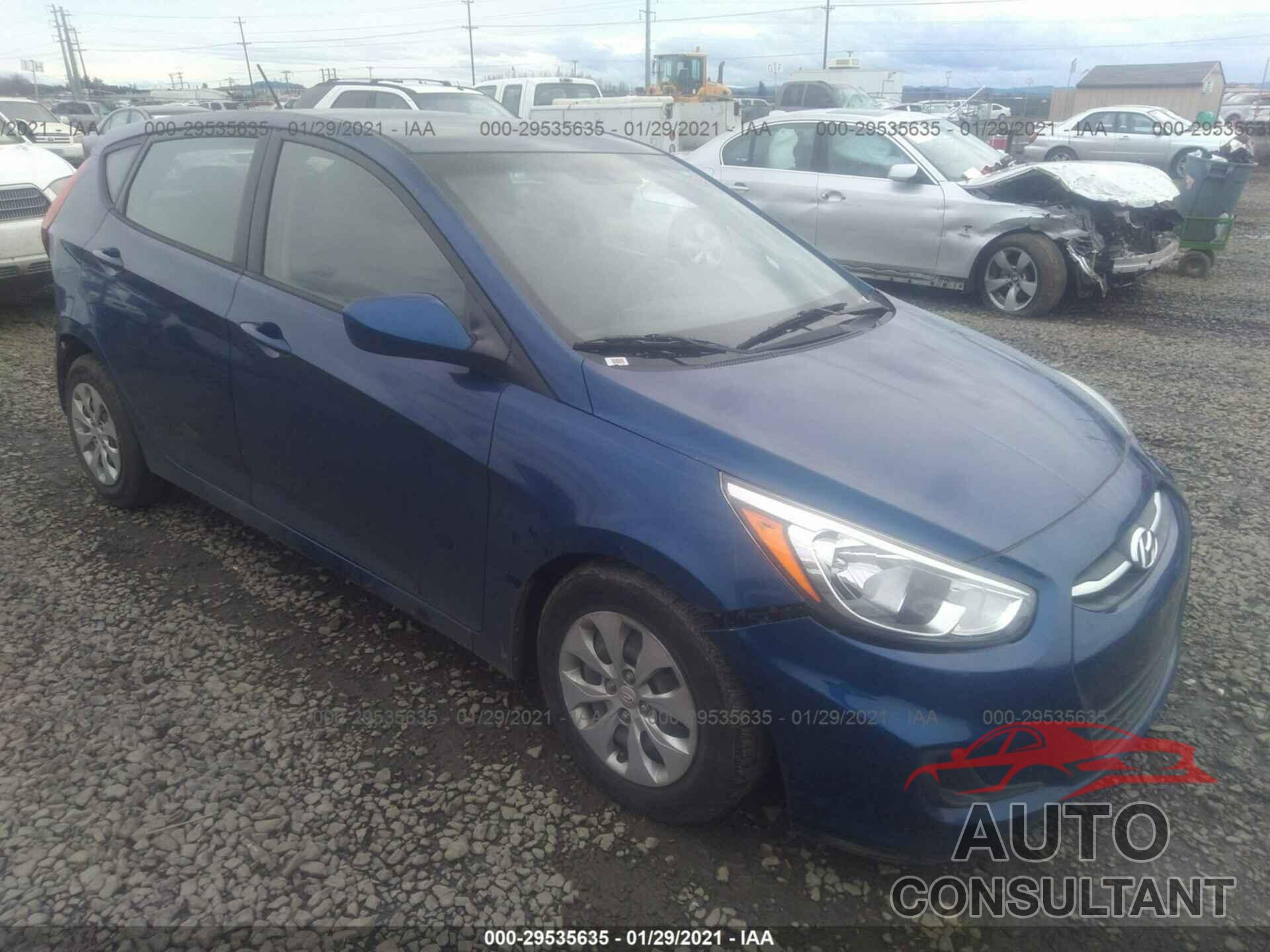 HYUNDAI ACCENT 2016 - KMHCT5AE1GU263219