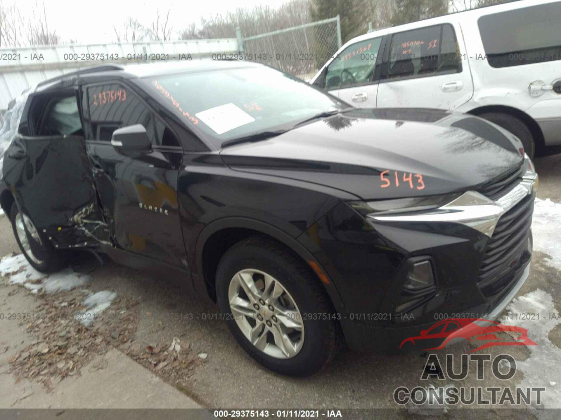 CHEVROLET BLAZER 2019 - 3GNKBBRA7KS543262