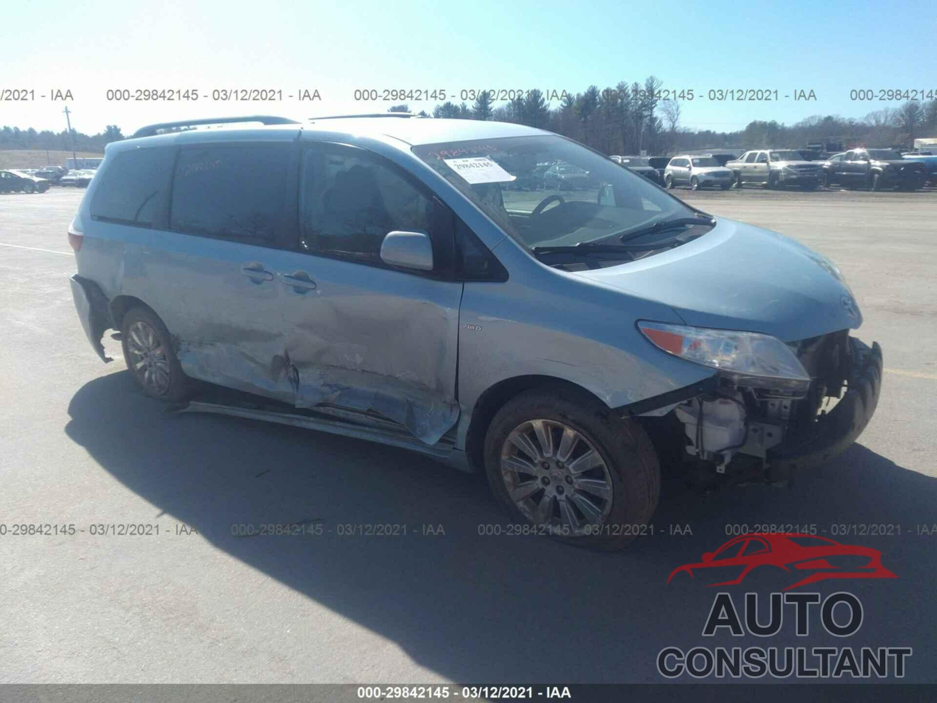 TOYOTA SIENNA 2016 - 5TDJK3DC0GS131053