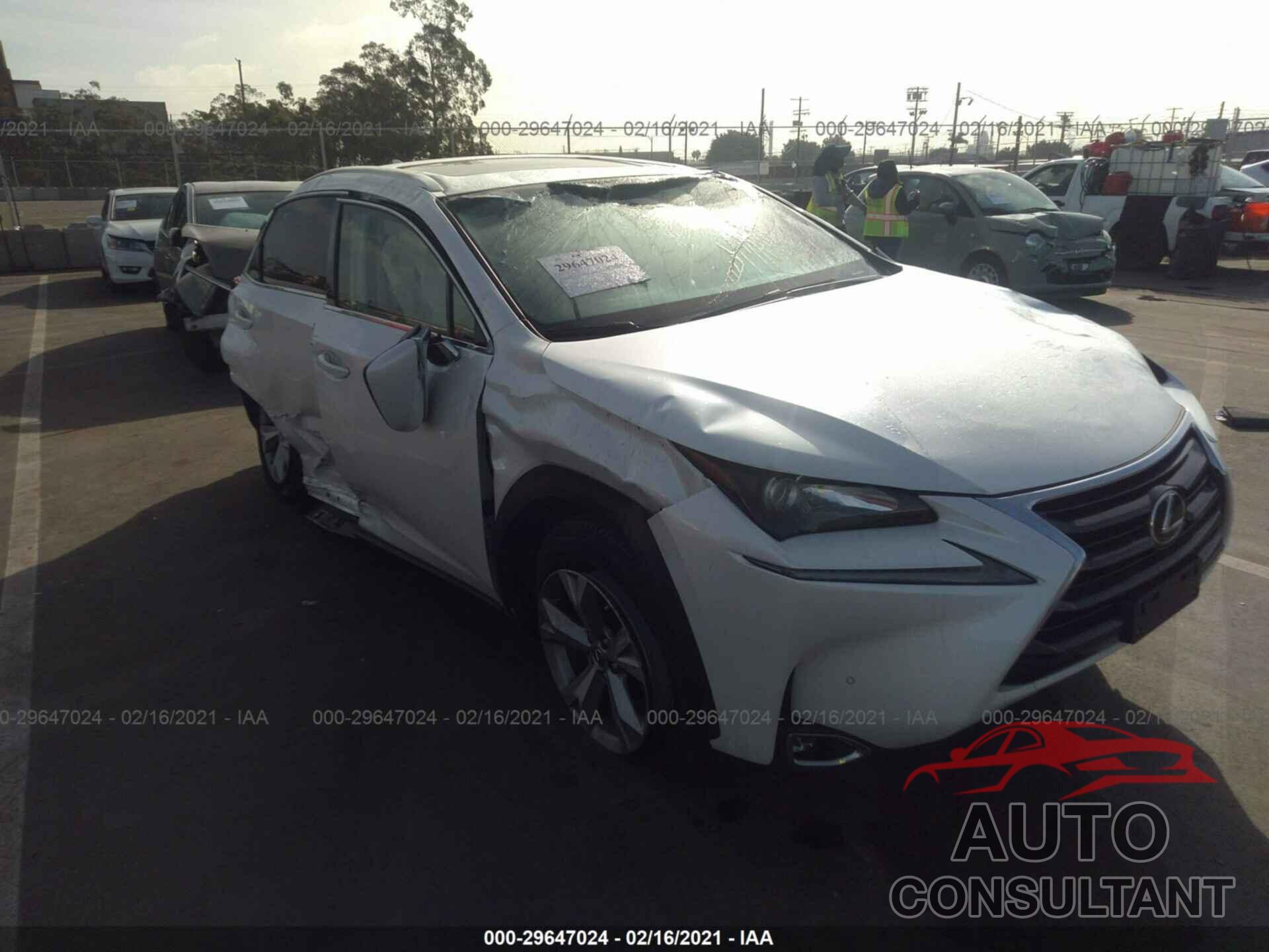 LEXUS NX 2017 - JTJYARBZ6H2083138