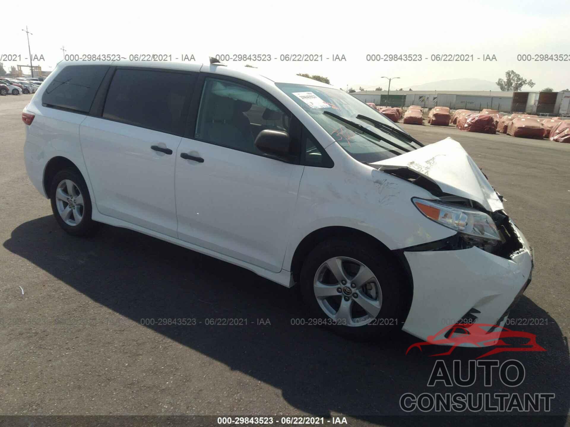 TOYOTA SIENNA 2020 - 5TDZZ3DC7LS061530