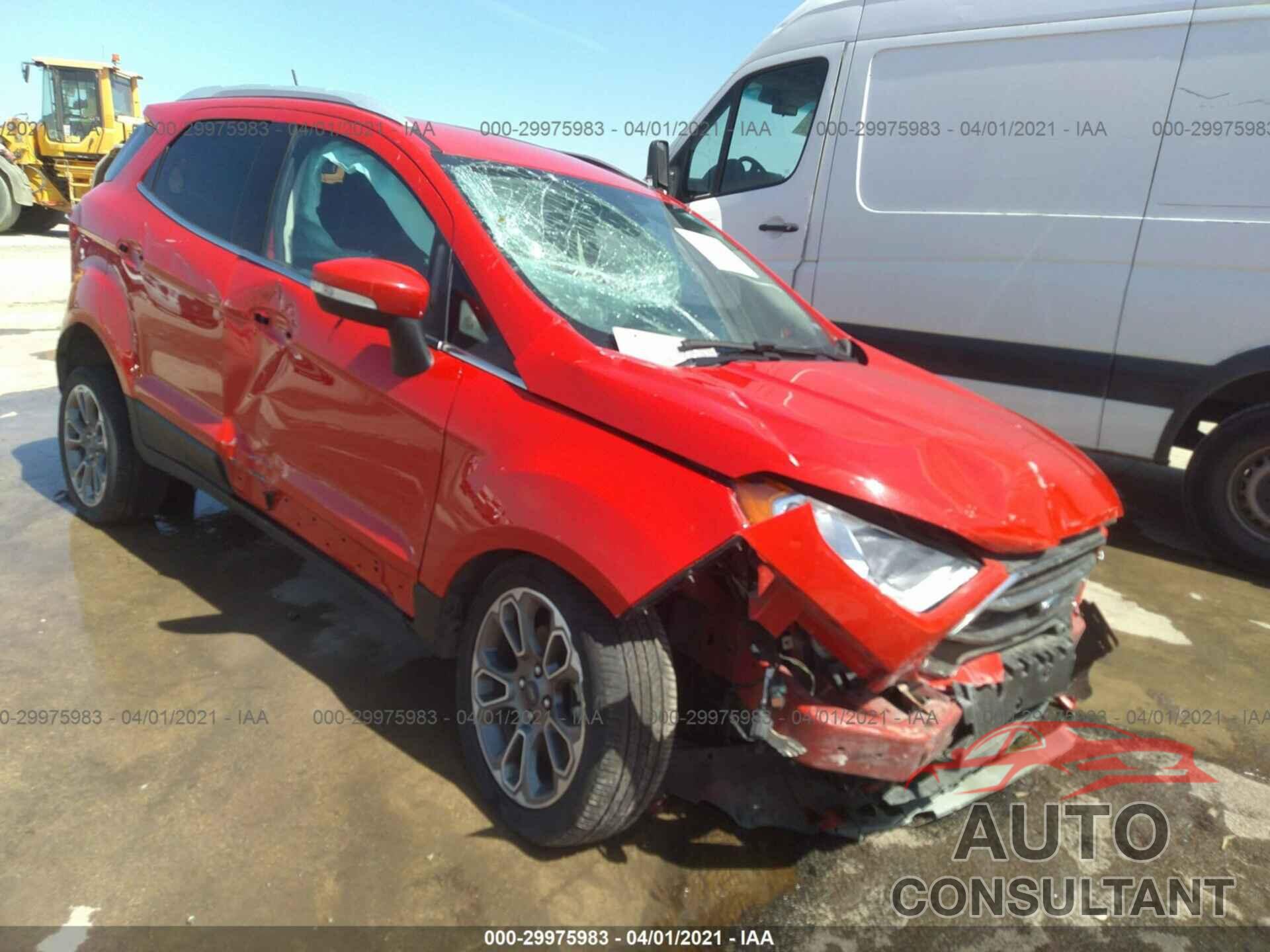 FORD ECOSPORT 2019 - MAJ6S3KLXKC304277