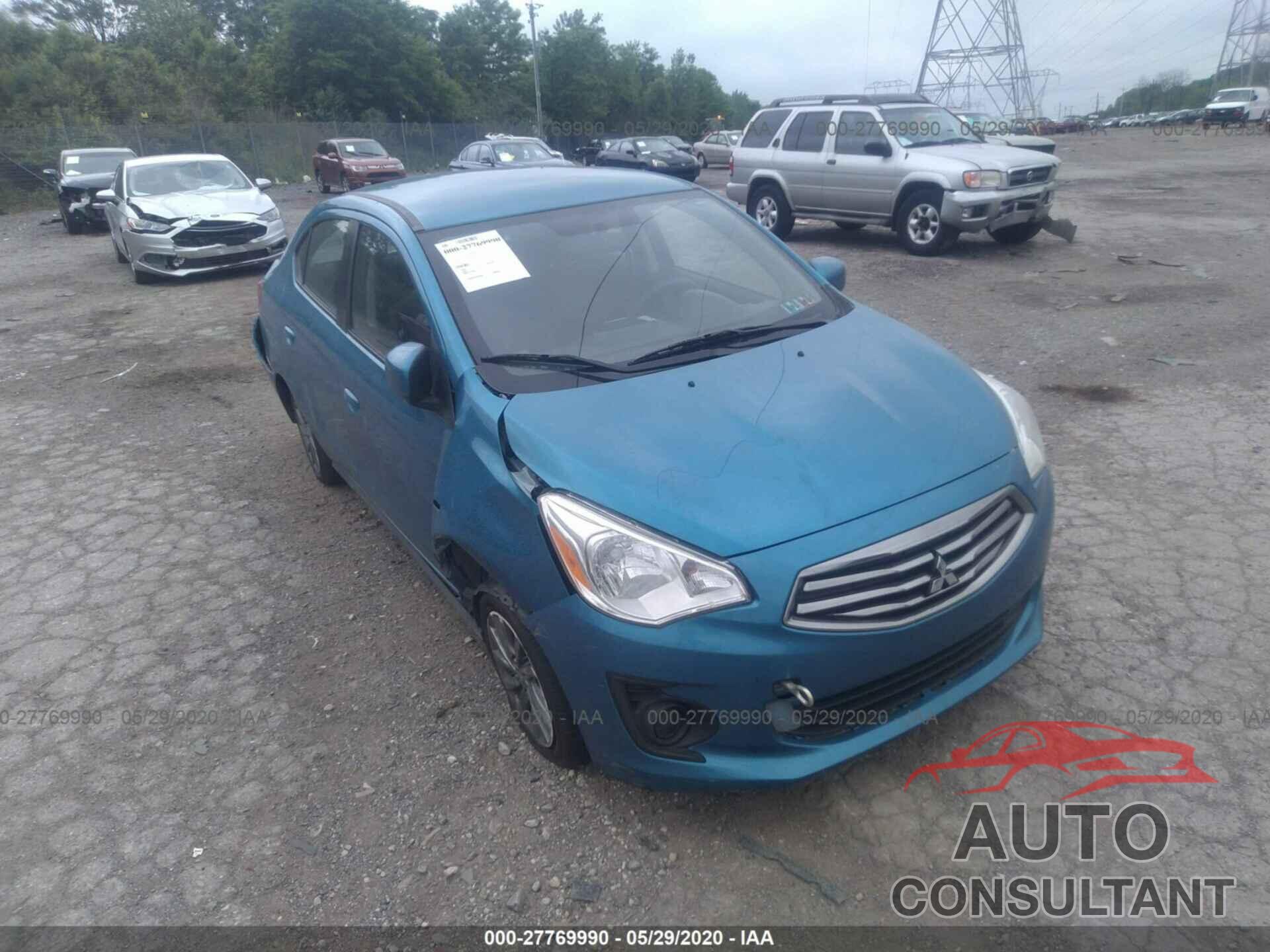 MITSUBISHI MIRAGE 2019 - ML32F3FJ6KHF12588