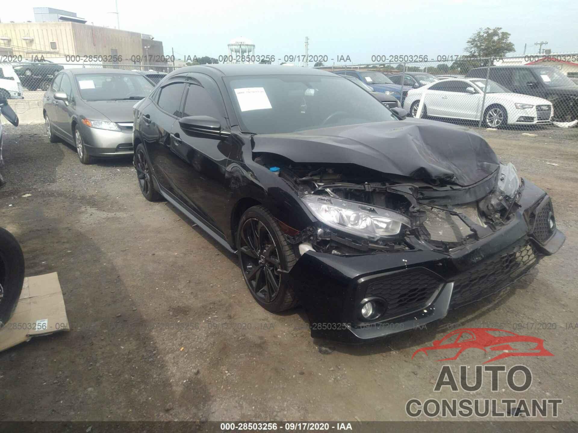 HONDA CIVIC HATCHBACK 2017 - SHHFK7H45HU424399