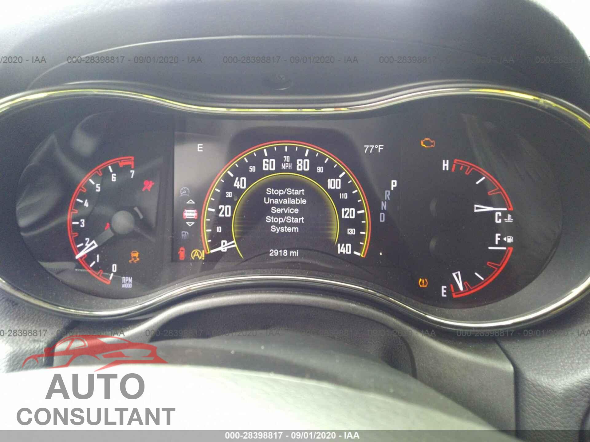 DODGE DURANGO 2020 - 1C4RDJDG9LC131360