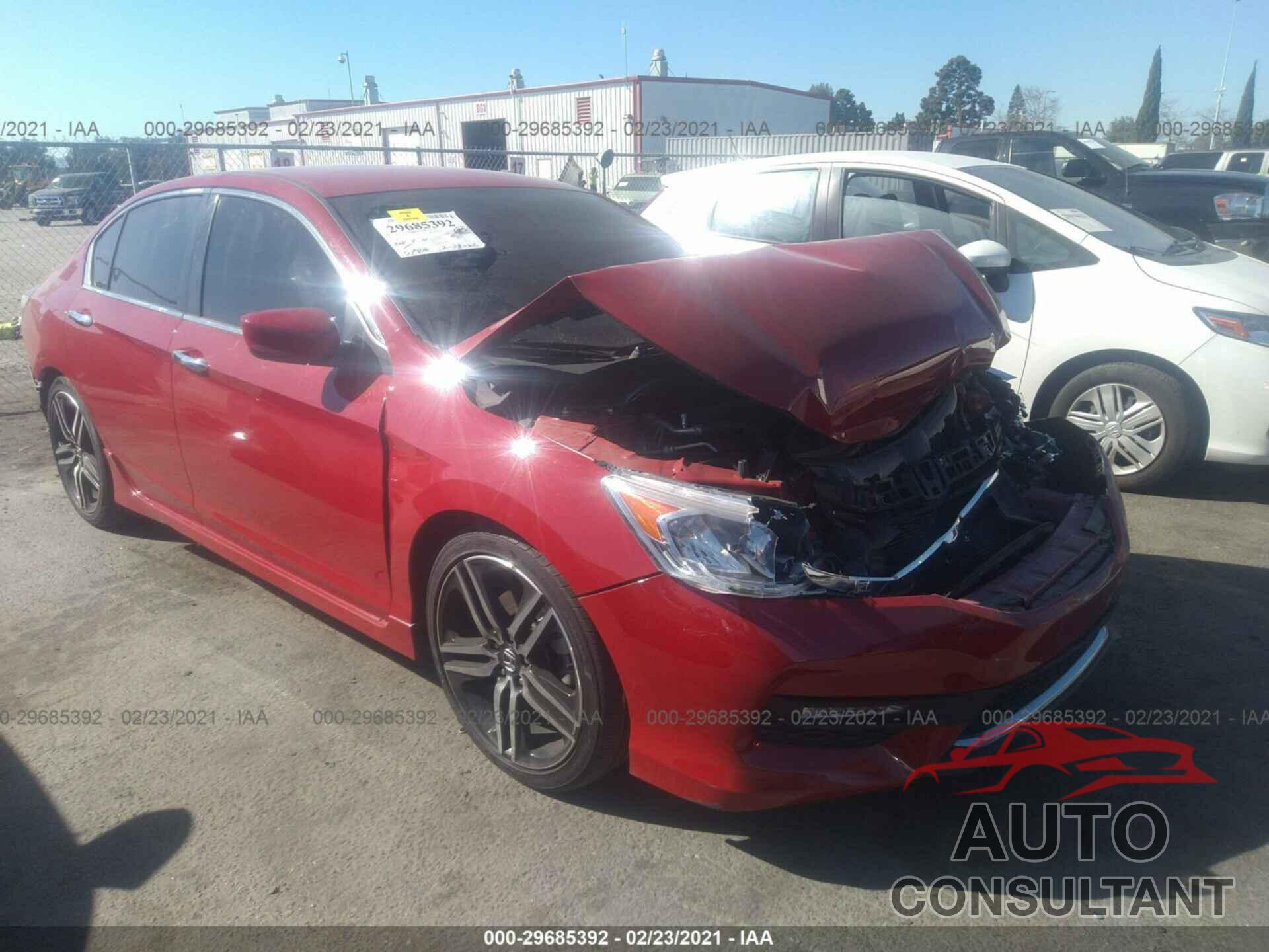 HONDA ACCORD SEDAN 2017 - 1HGCR2F14HA299367