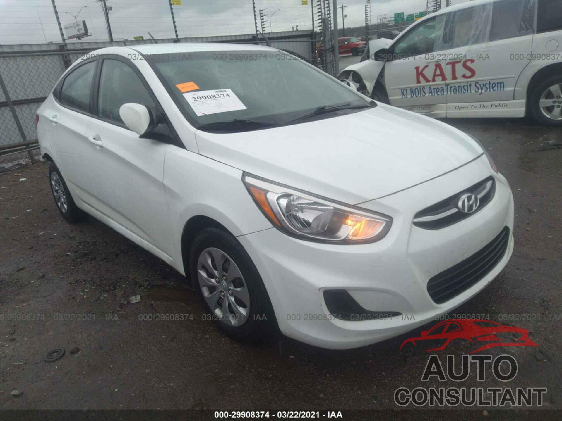 HYUNDAI ACCENT 2017 - KMHCT4AE4HU171338