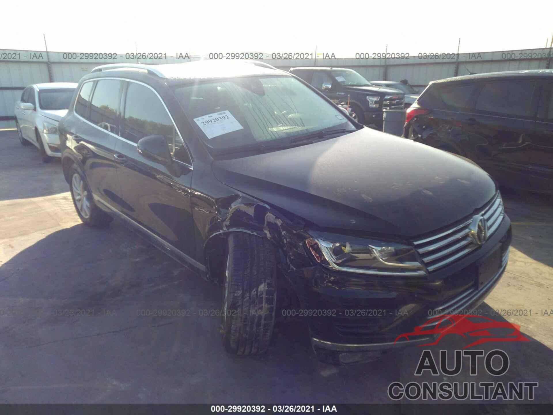 VOLKSWAGEN TOUAREG 2016 - WVGEF9BP6GD010369