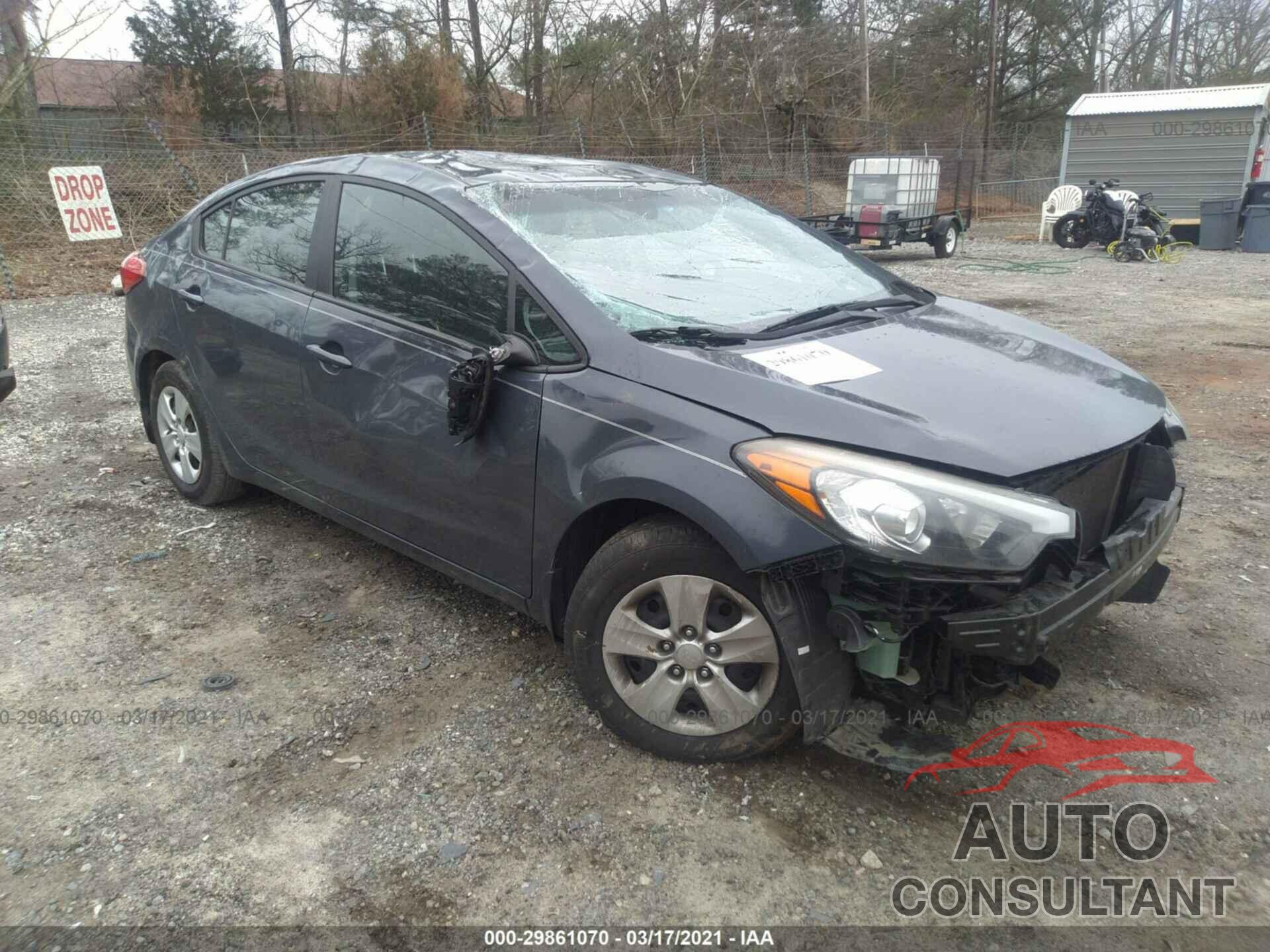 KIA FORTE 2016 - KNAFK4A60G5488102